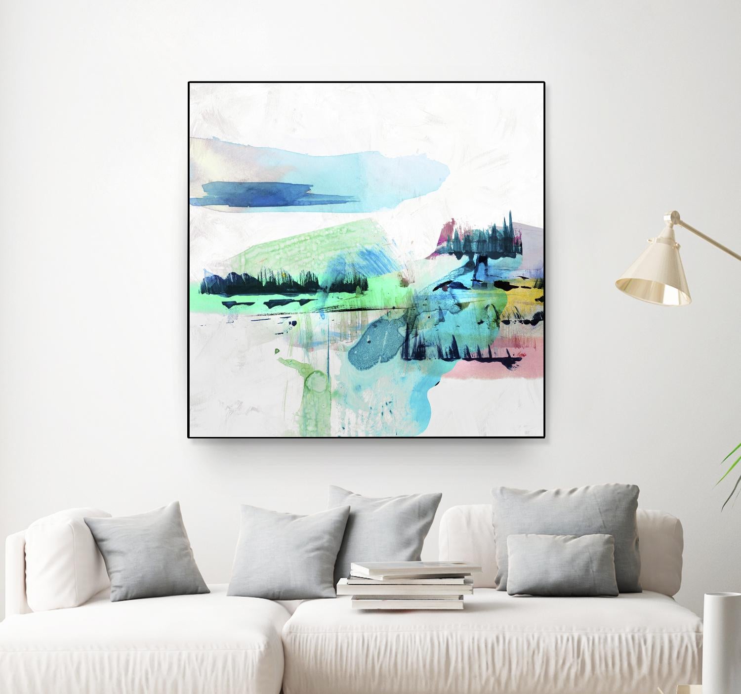 Palette Landscape II by PI Studio on GIANT ART - white abstract