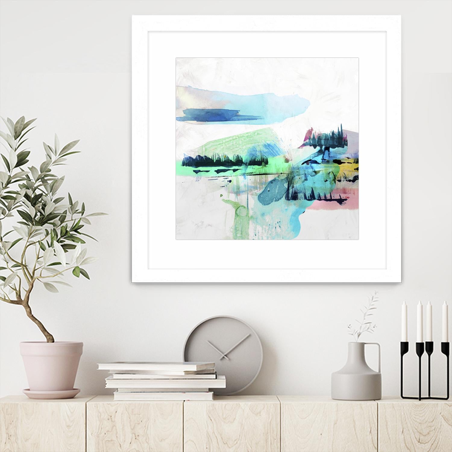 Palette Landscape II by PI Studio on GIANT ART - white abstract