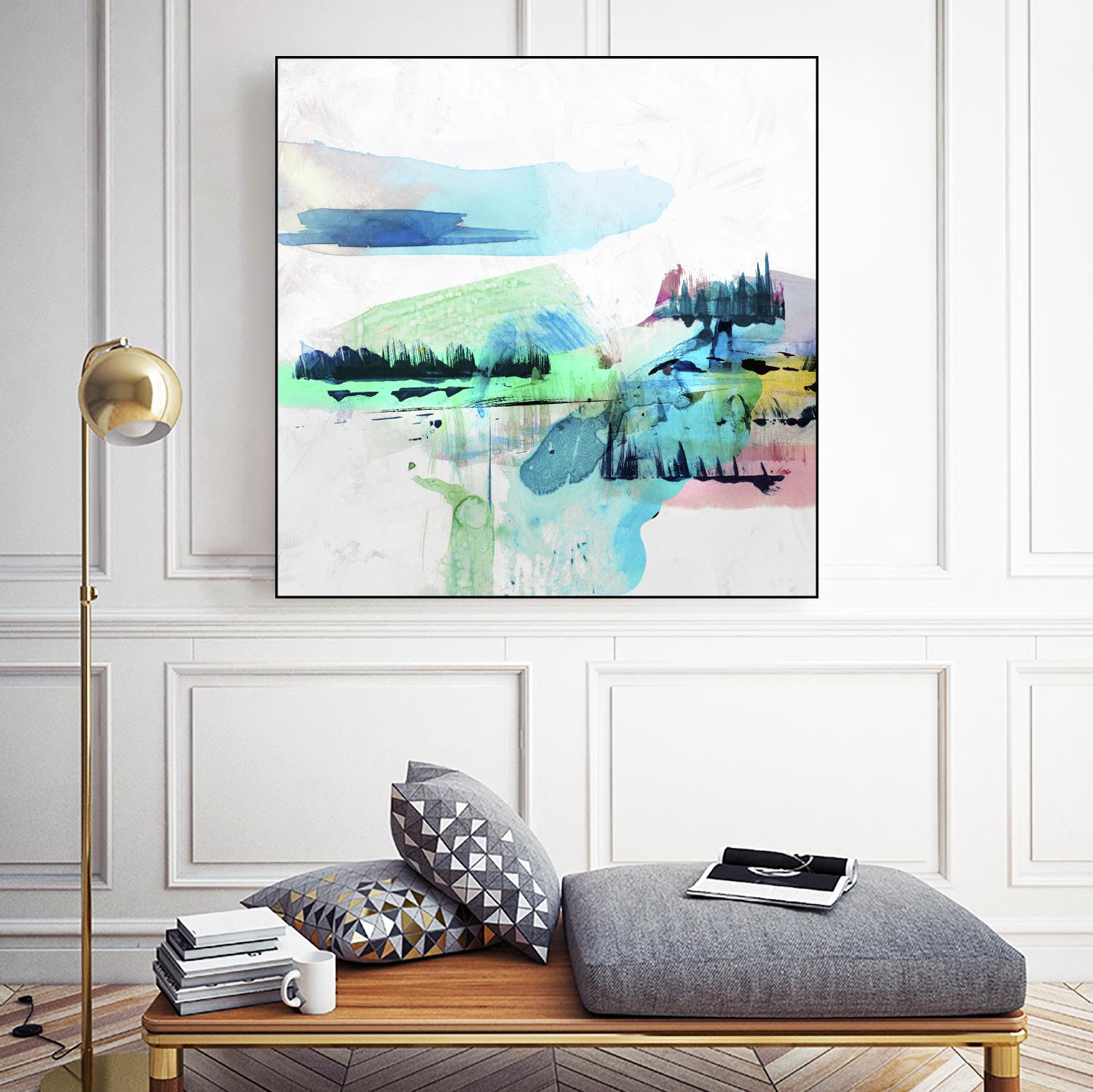 Palette Landscape II by PI Studio on GIANT ART - white abstract