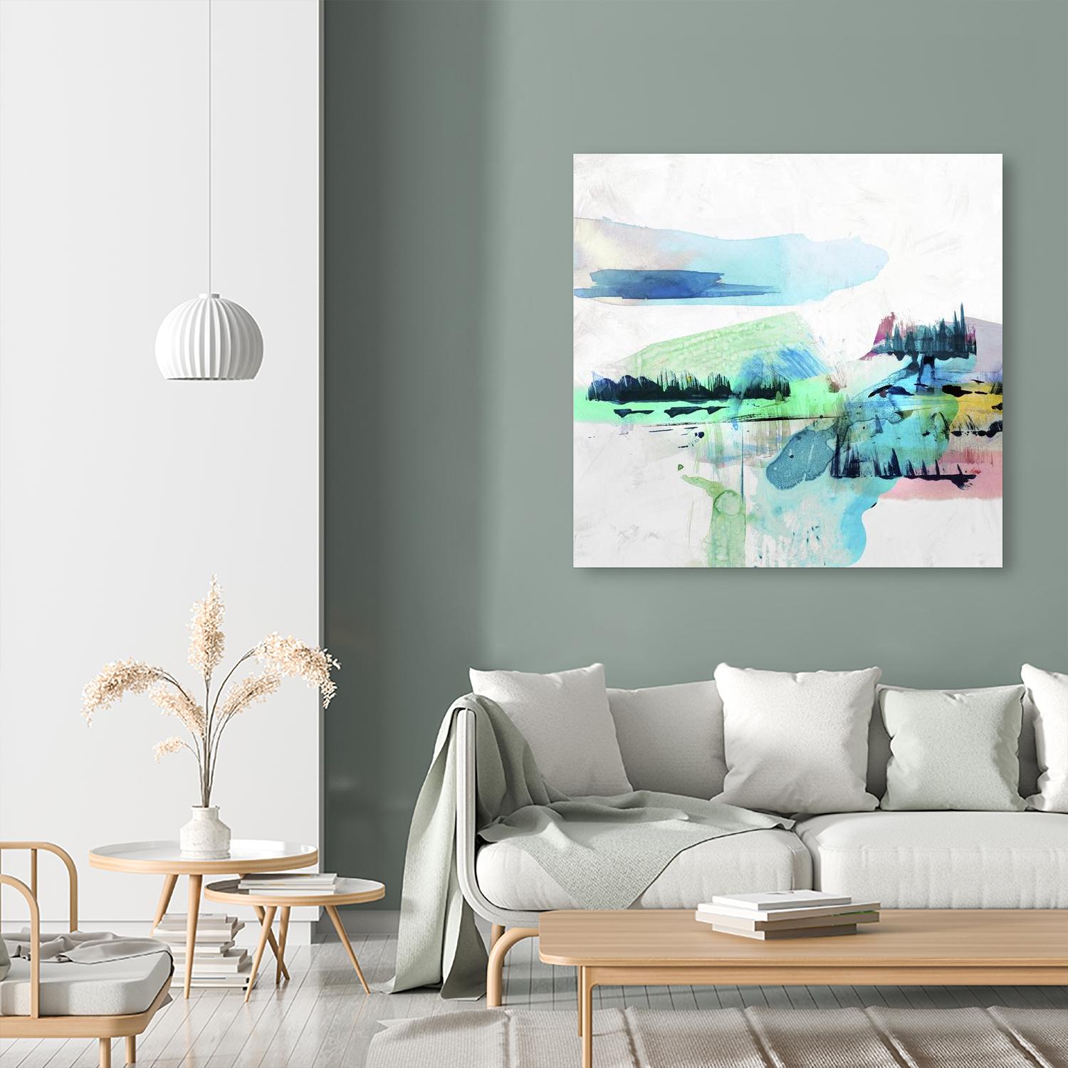 Palette Landscape II by PI Studio on GIANT ART - white abstract