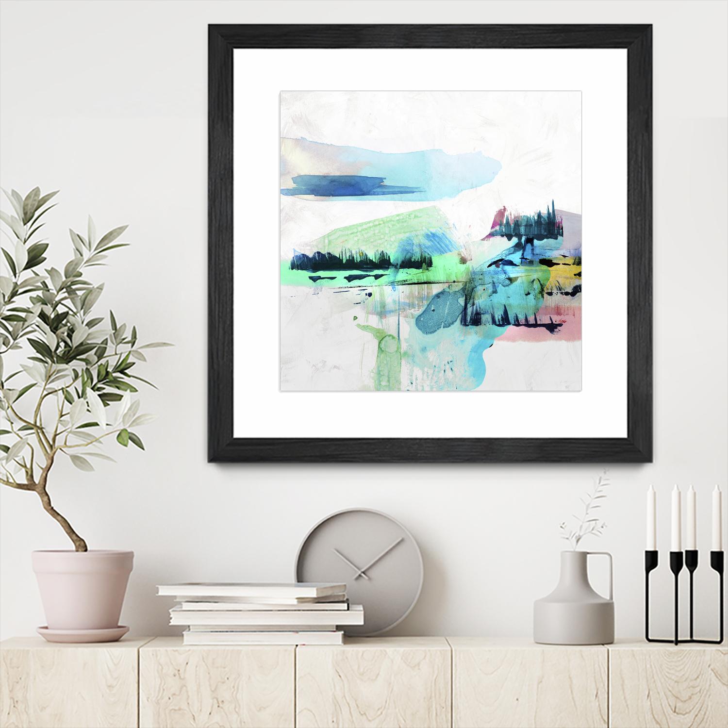 Palette Landscape II by PI Studio on GIANT ART - white abstract