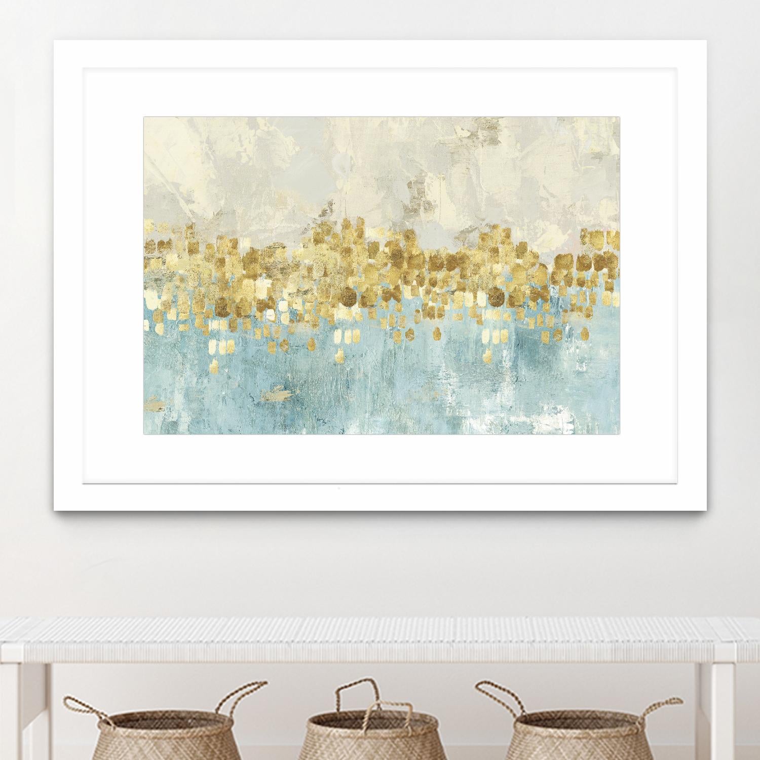 Dancing Stars by PI Studio on GIANT ART - white abstract