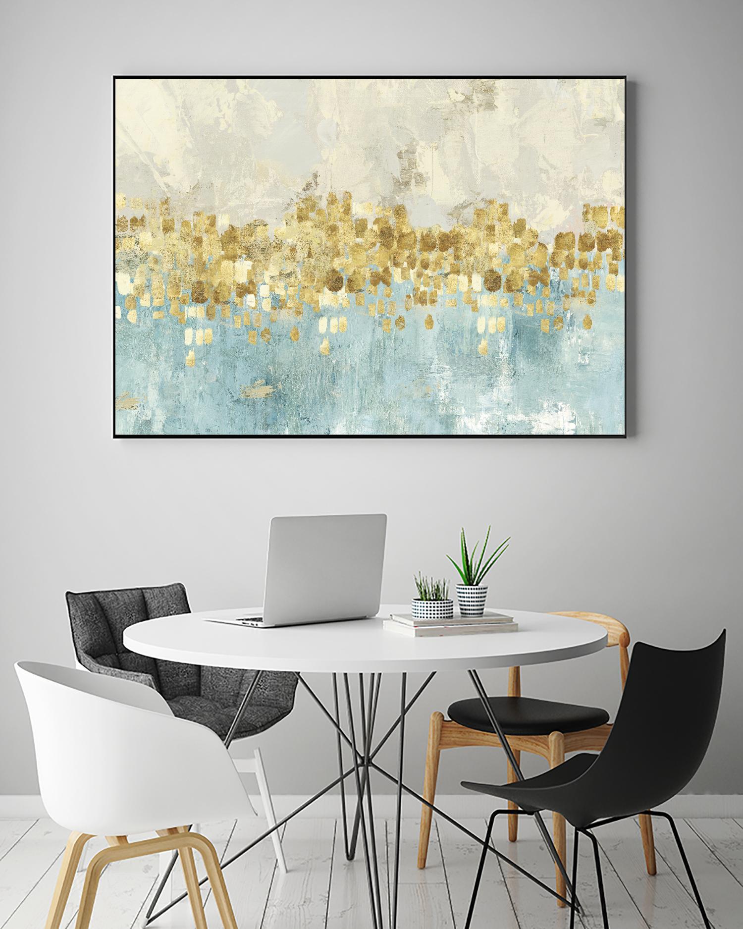 Dancing Stars by PI Studio on GIANT ART - white abstract