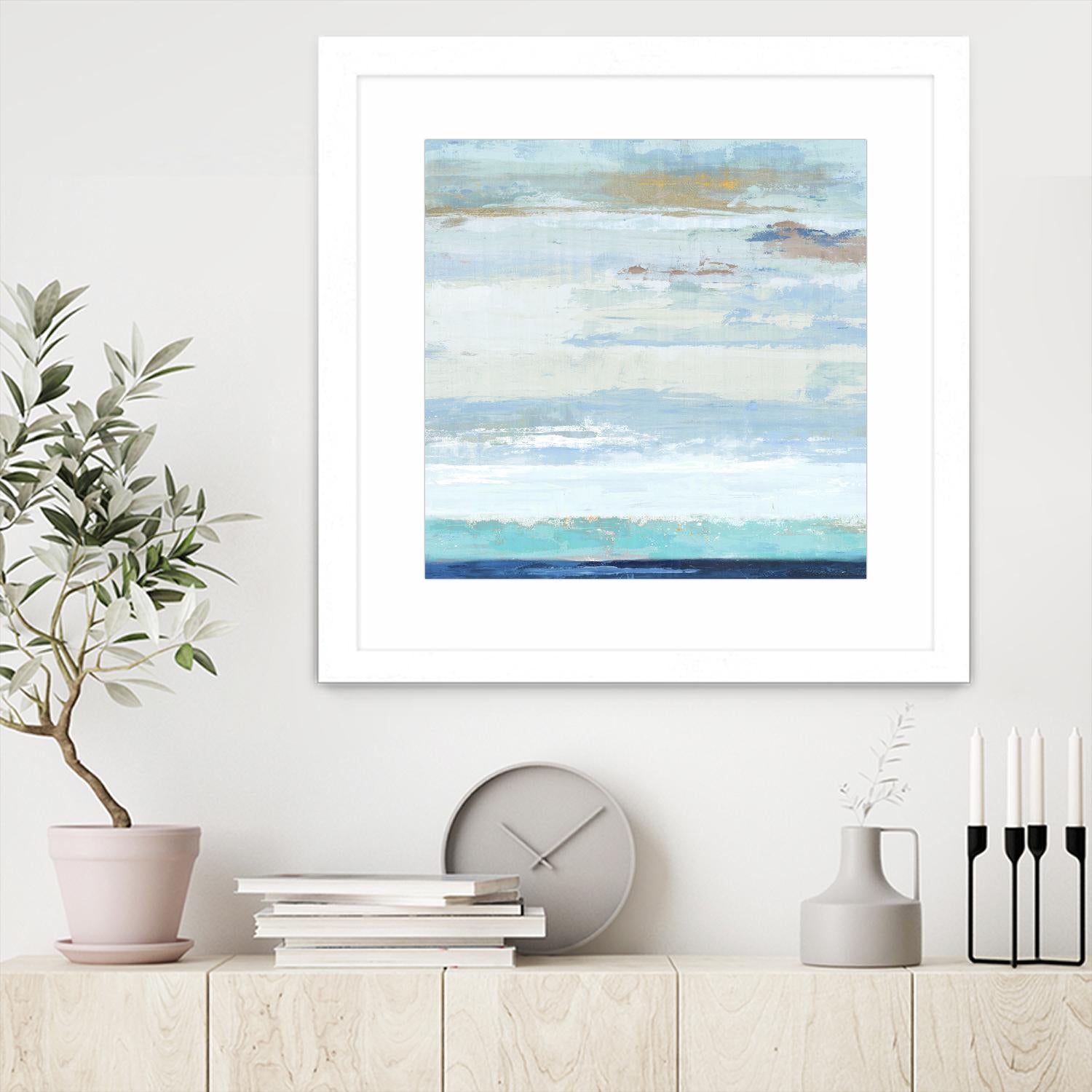 Sea Shore I by PI Studio on GIANT ART - blue abstract