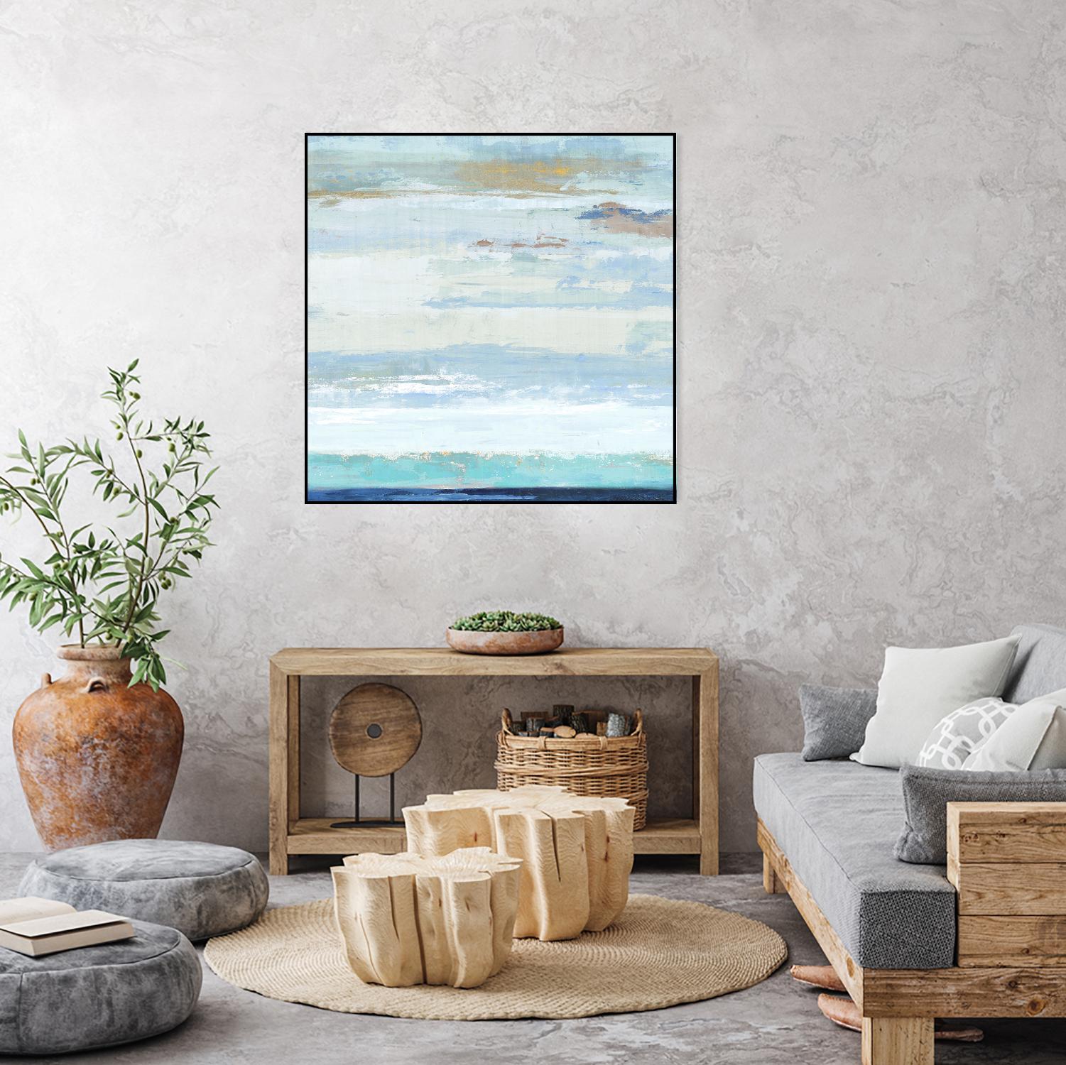 Sea Shore I by PI Studio on GIANT ART - blue abstract