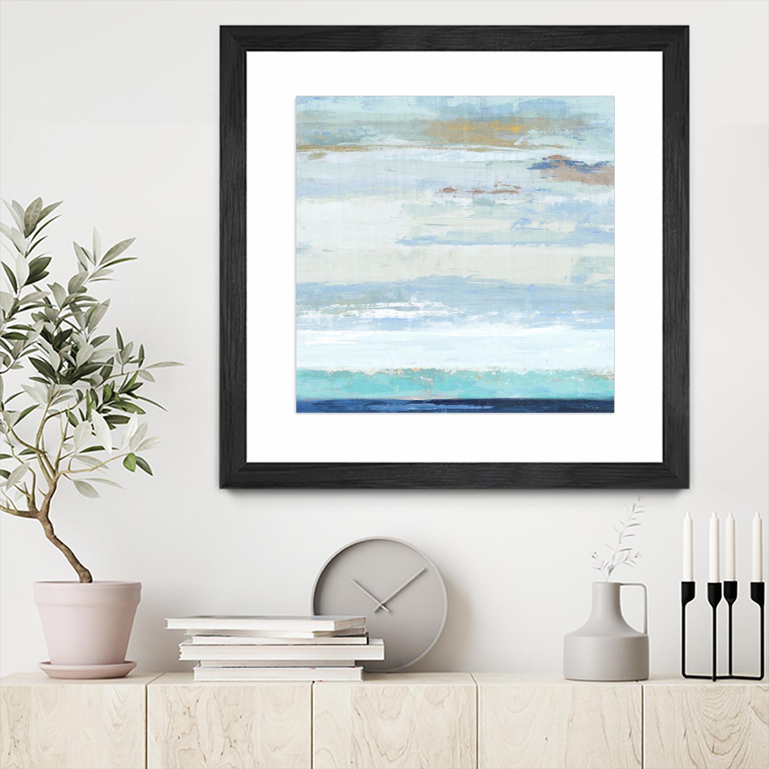 Sea Shore I by PI Studio on GIANT ART - blue abstract