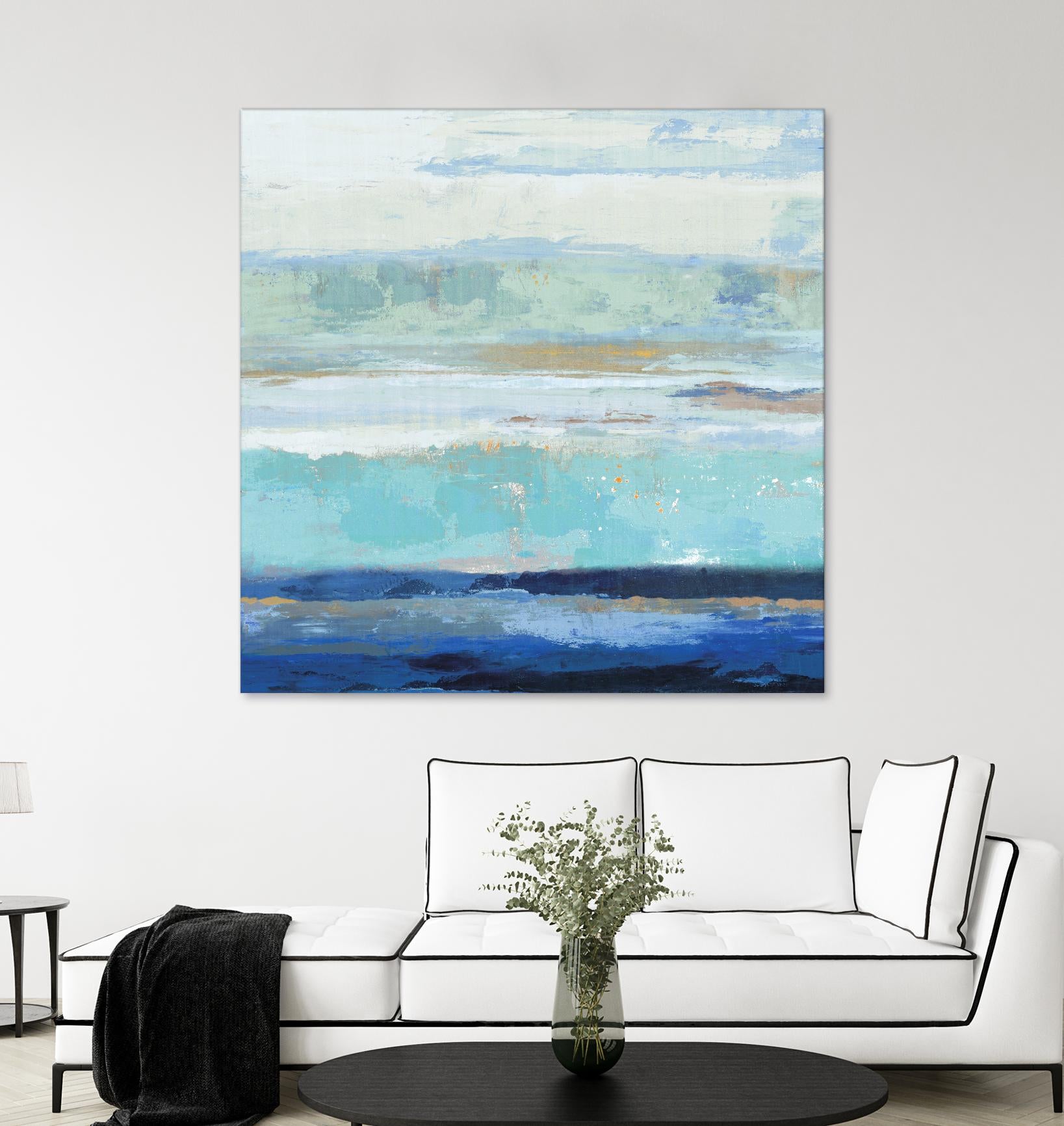 Sea Shore II by PI Studio on GIANT ART - turquoise abstract