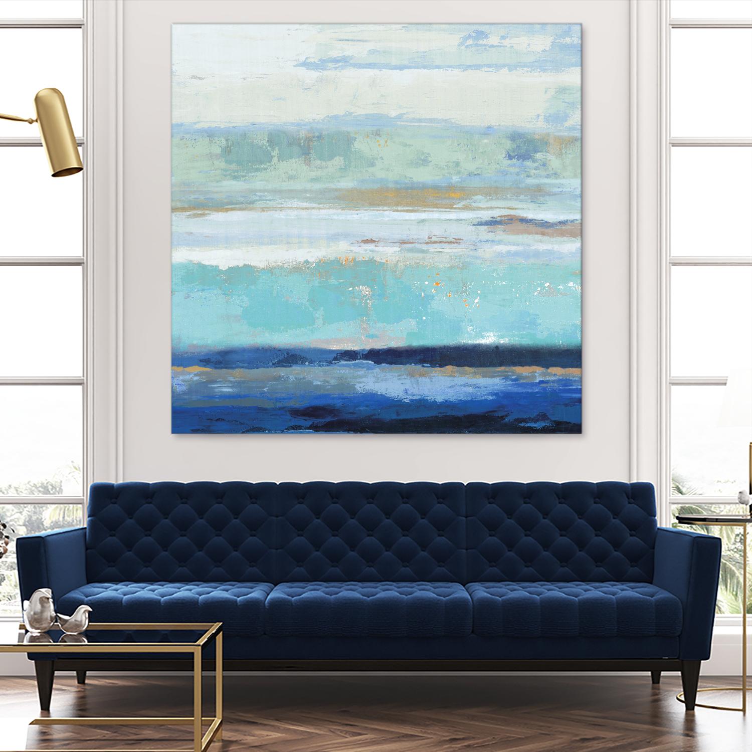 Sea Shore II by PI Studio on GIANT ART - turquoise abstract