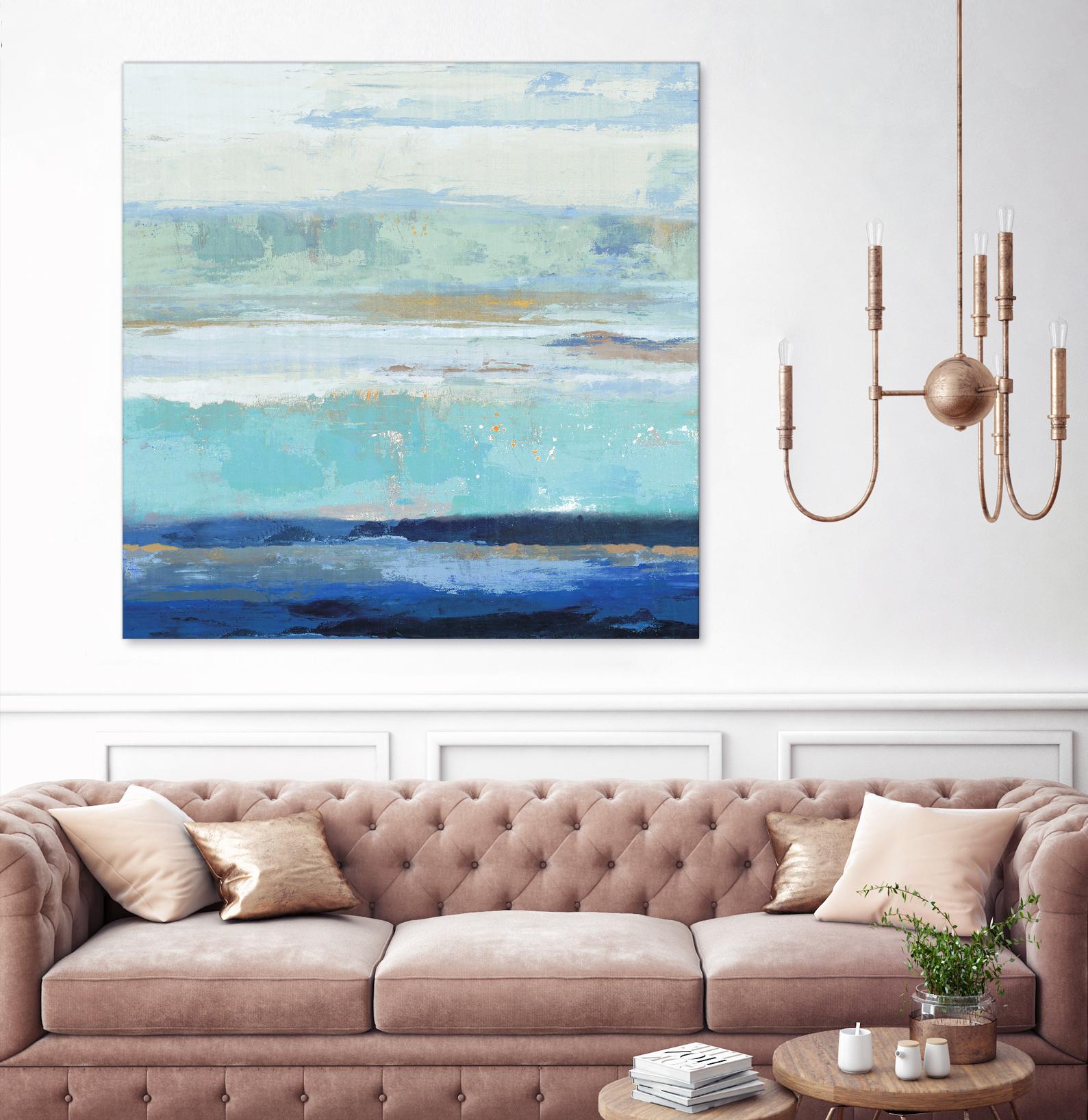 Sea Shore II by PI Studio on GIANT ART - turquoise abstract