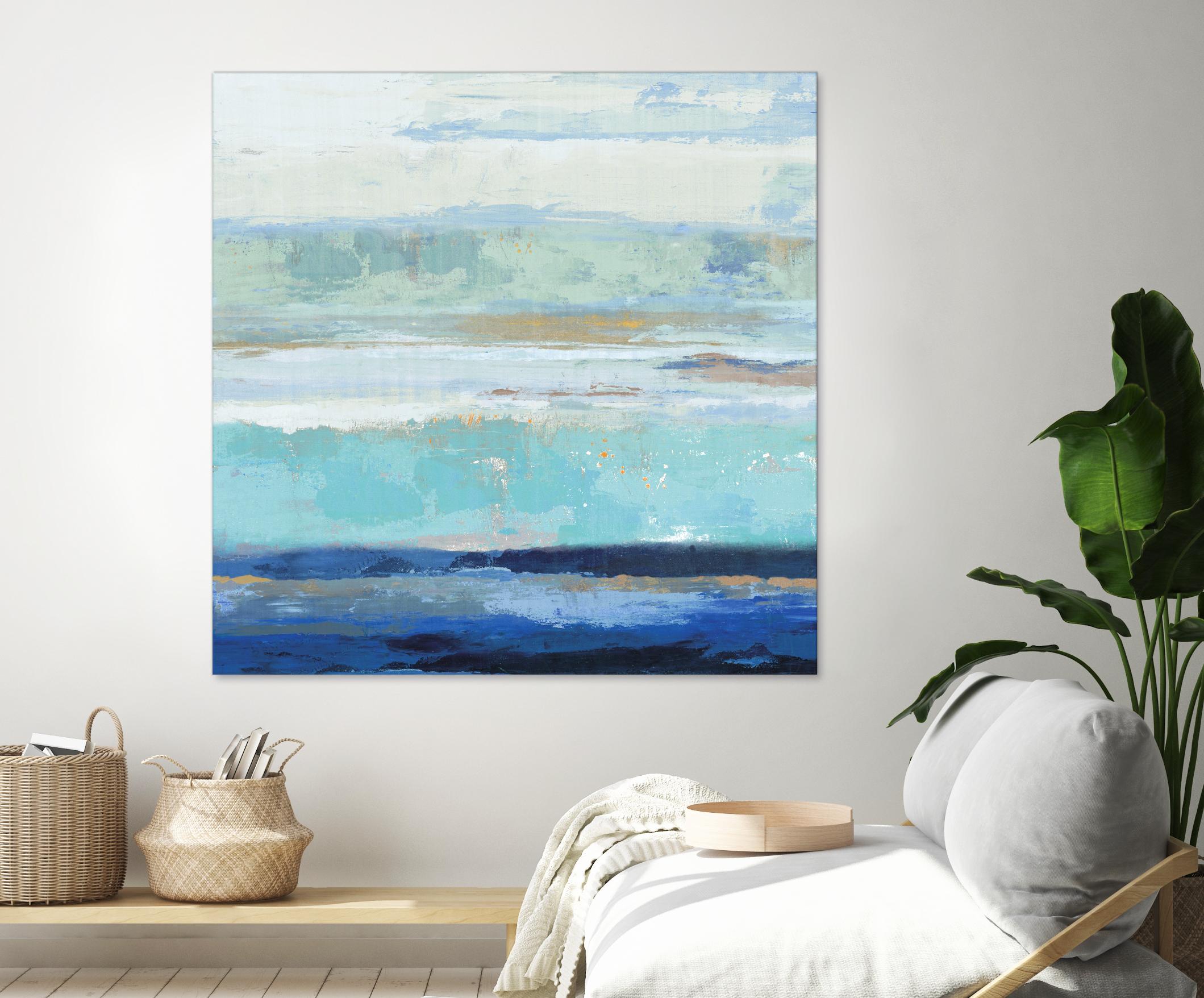 Sea Shore II by PI Studio on GIANT ART - turquoise abstract