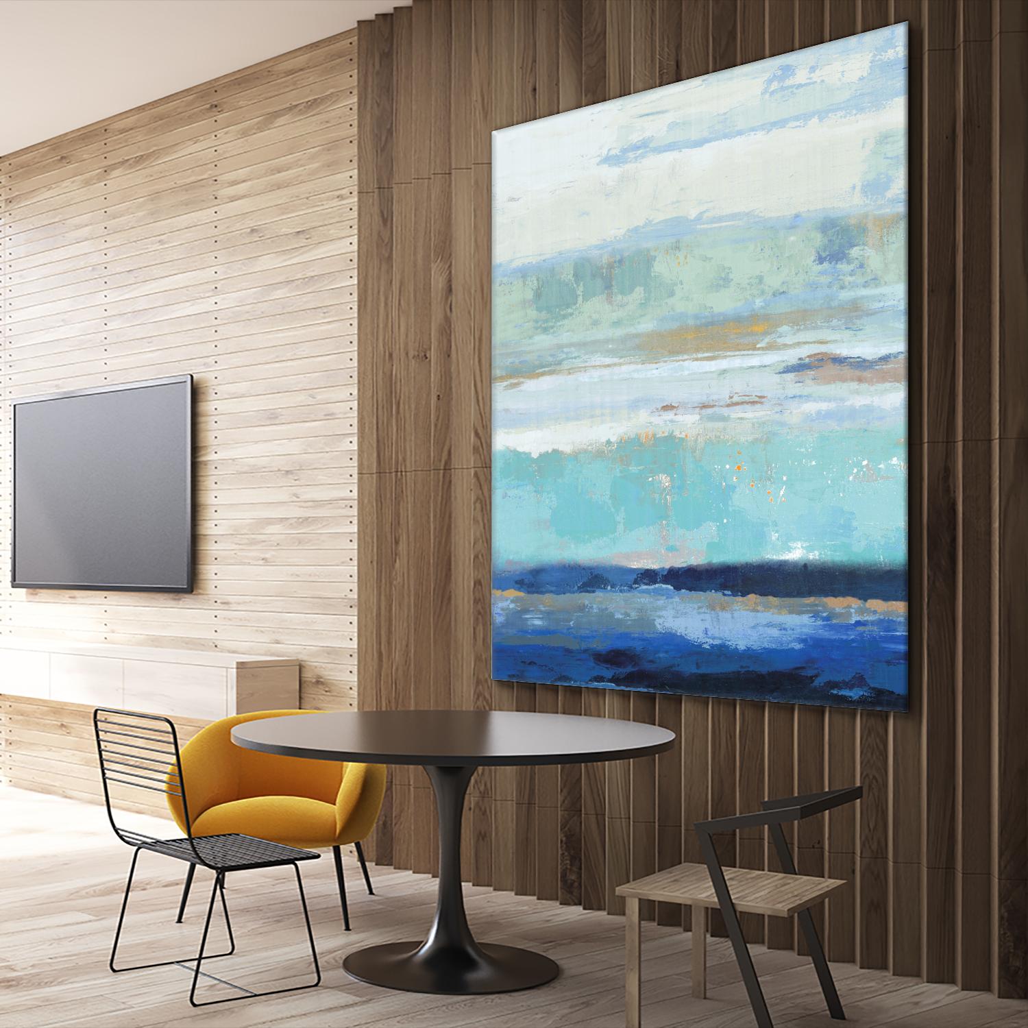 Sea Shore II by PI Studio on GIANT ART - turquoise abstract