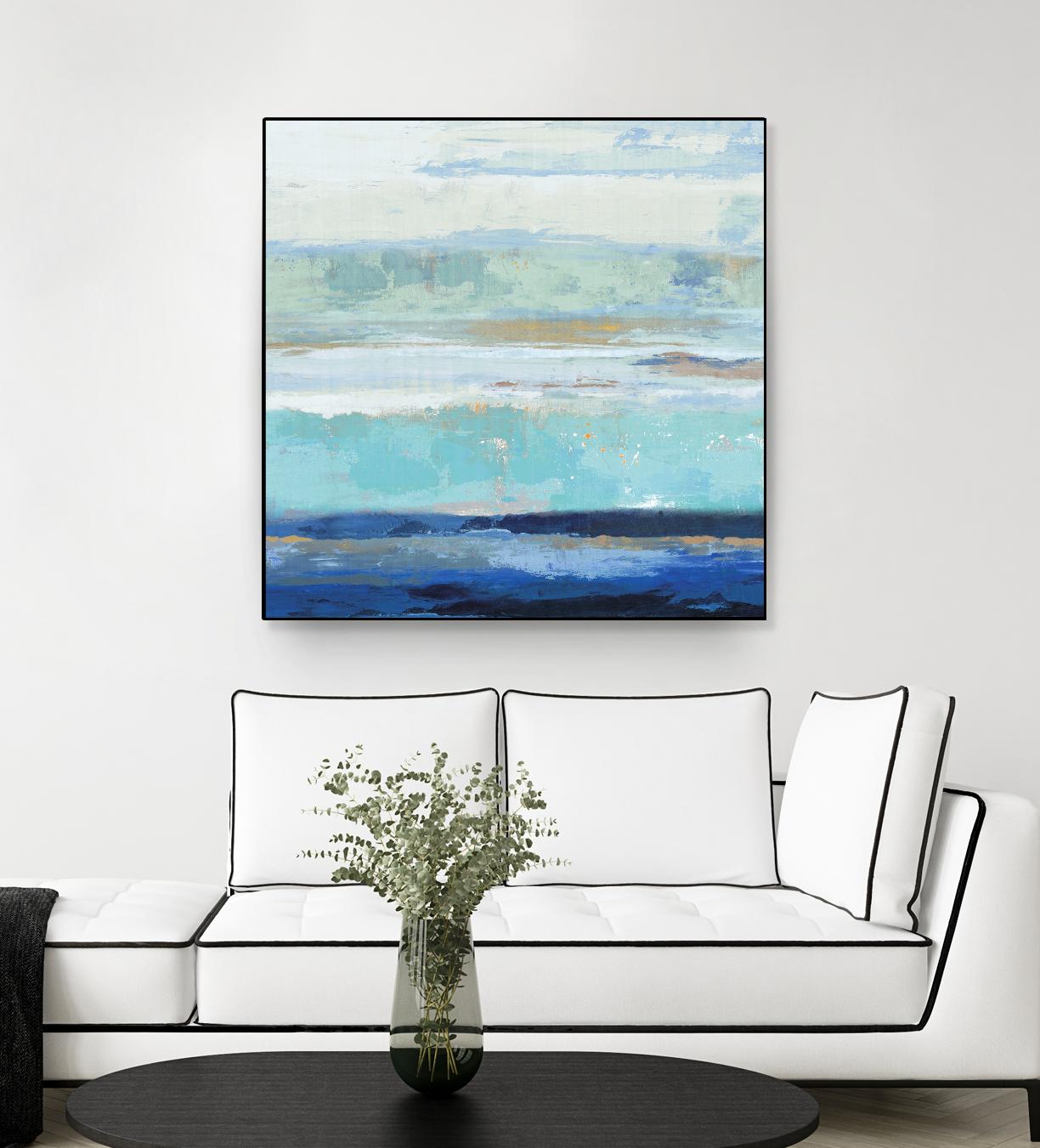 Sea Shore II by PI Studio on GIANT ART - turquoise abstract