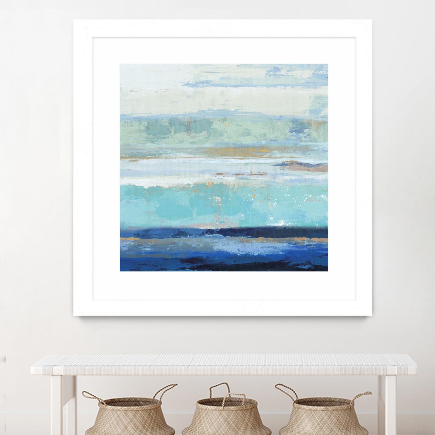 Sea Shore II by PI Studio on GIANT ART - turquoise abstract