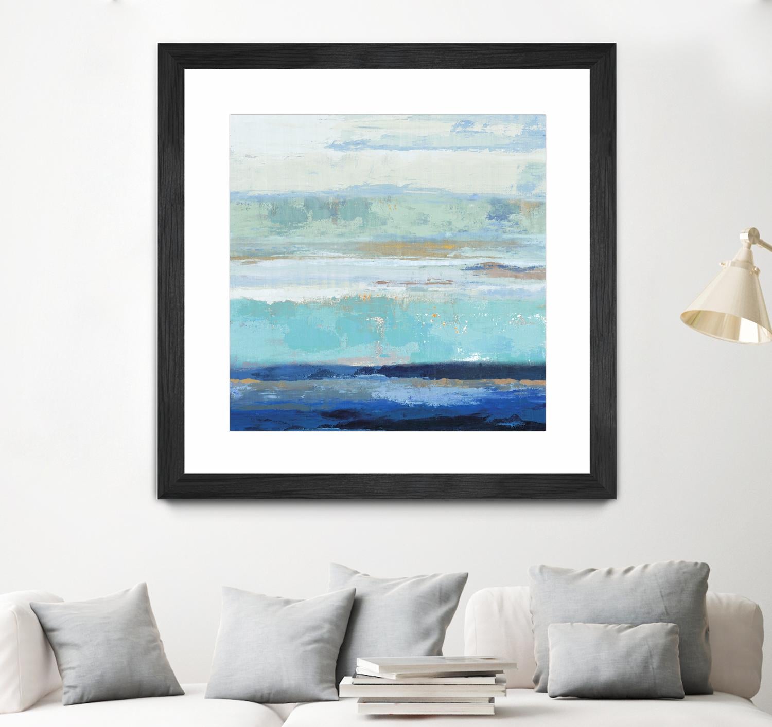 Sea Shore II by PI Studio on GIANT ART - turquoise abstract