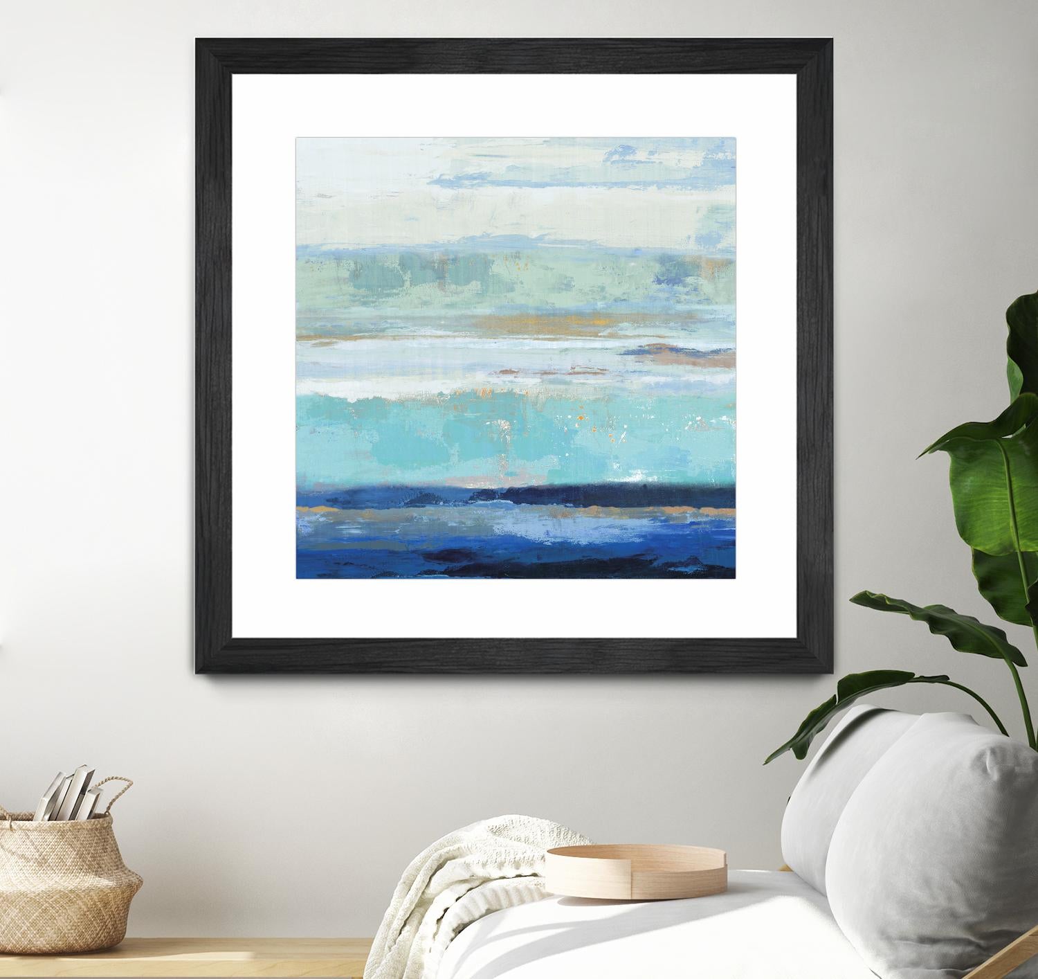 Sea Shore II by PI Studio on GIANT ART - turquoise abstract