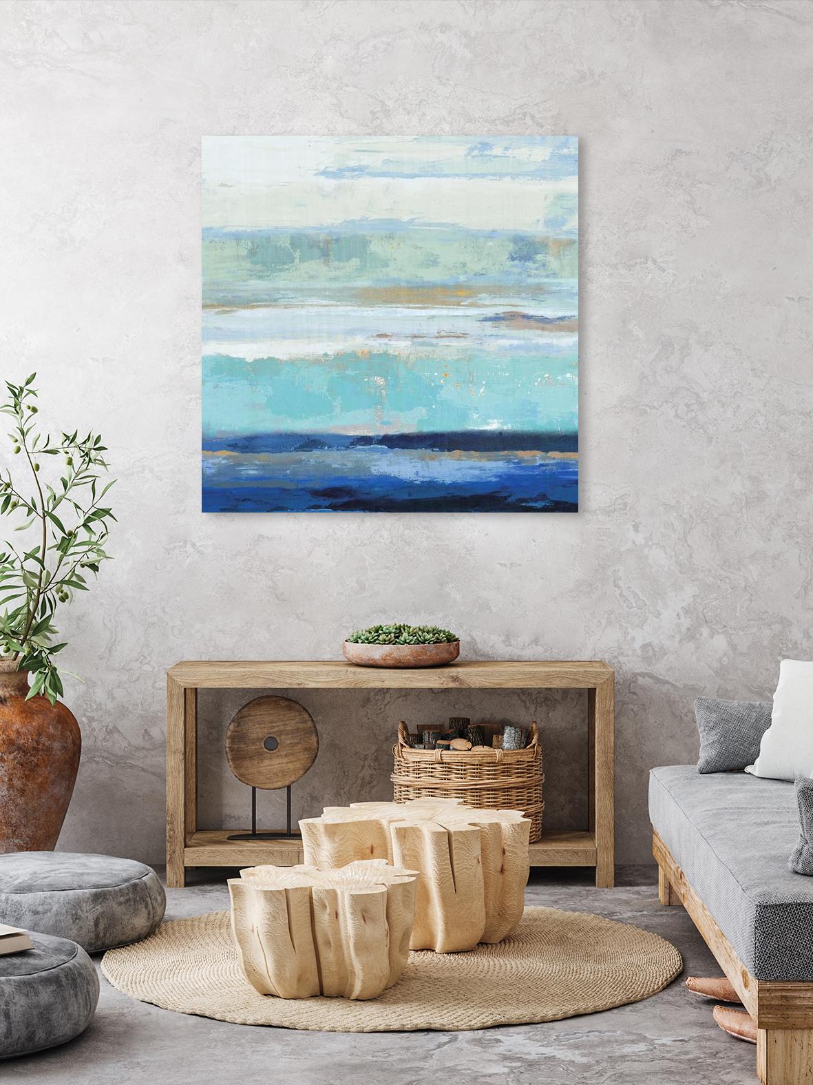 Sea Shore II by PI Studio on GIANT ART - turquoise abstract