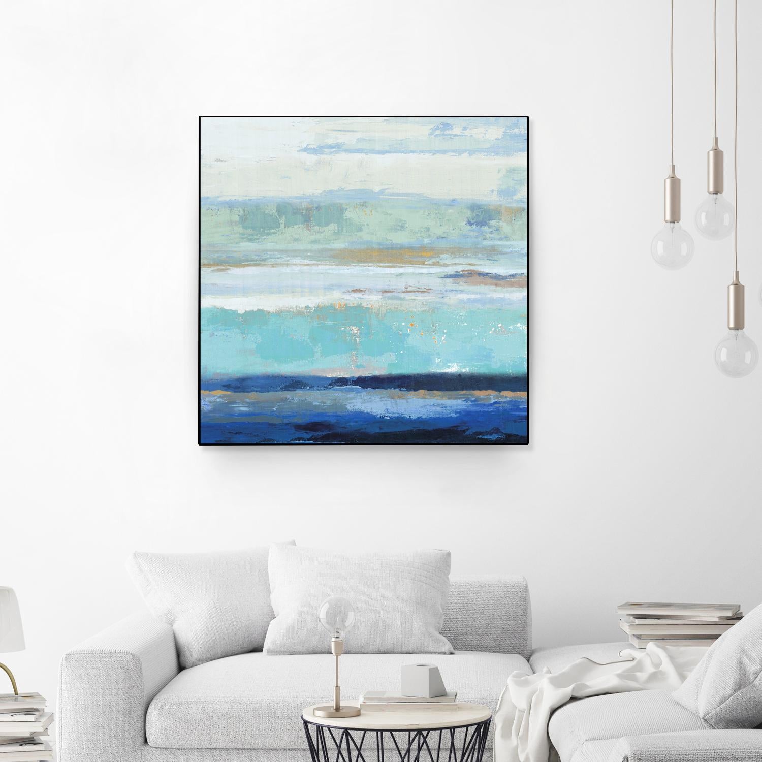 Sea Shore II by PI Studio on GIANT ART - turquoise abstract