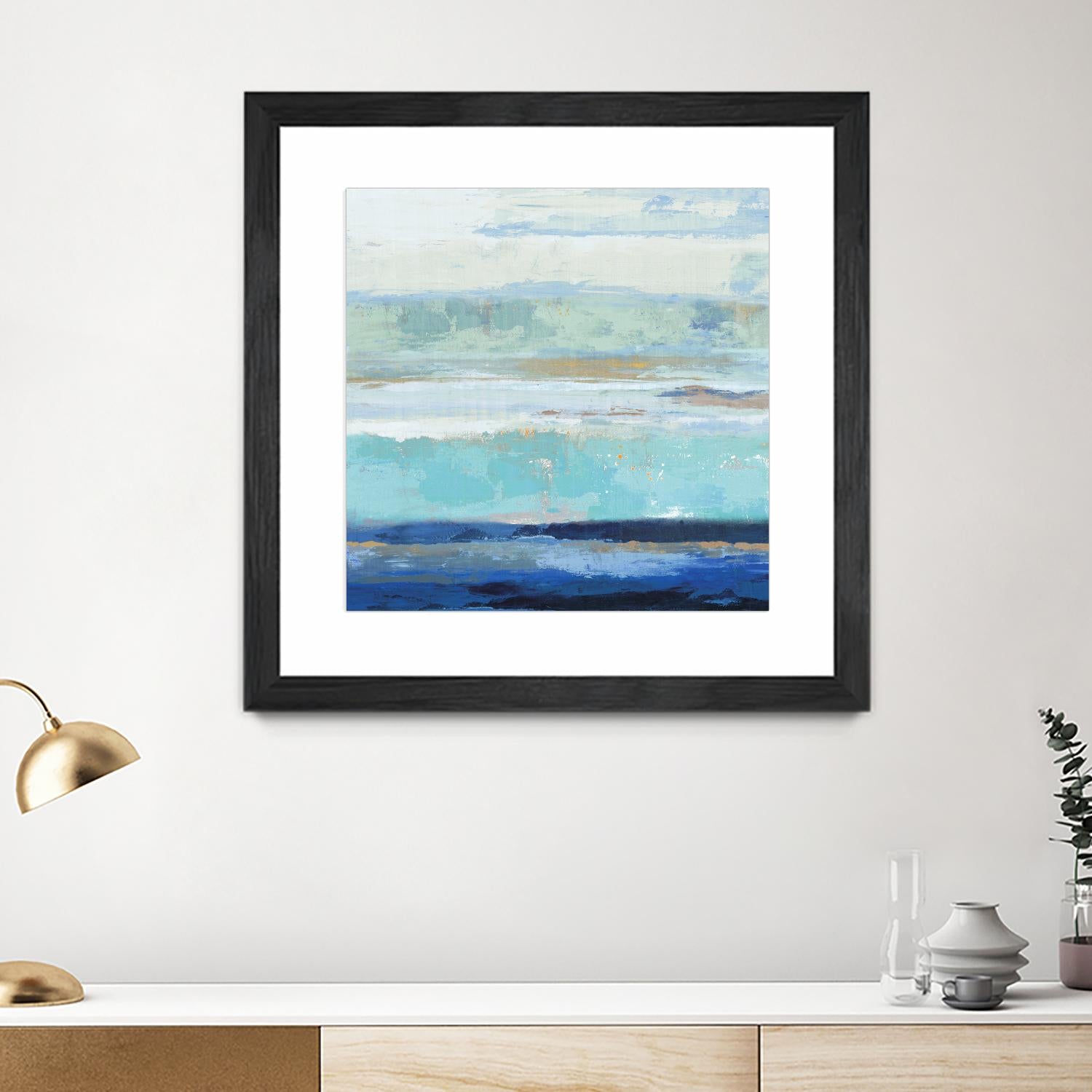 Sea Shore II by PI Studio on GIANT ART - turquoise abstract