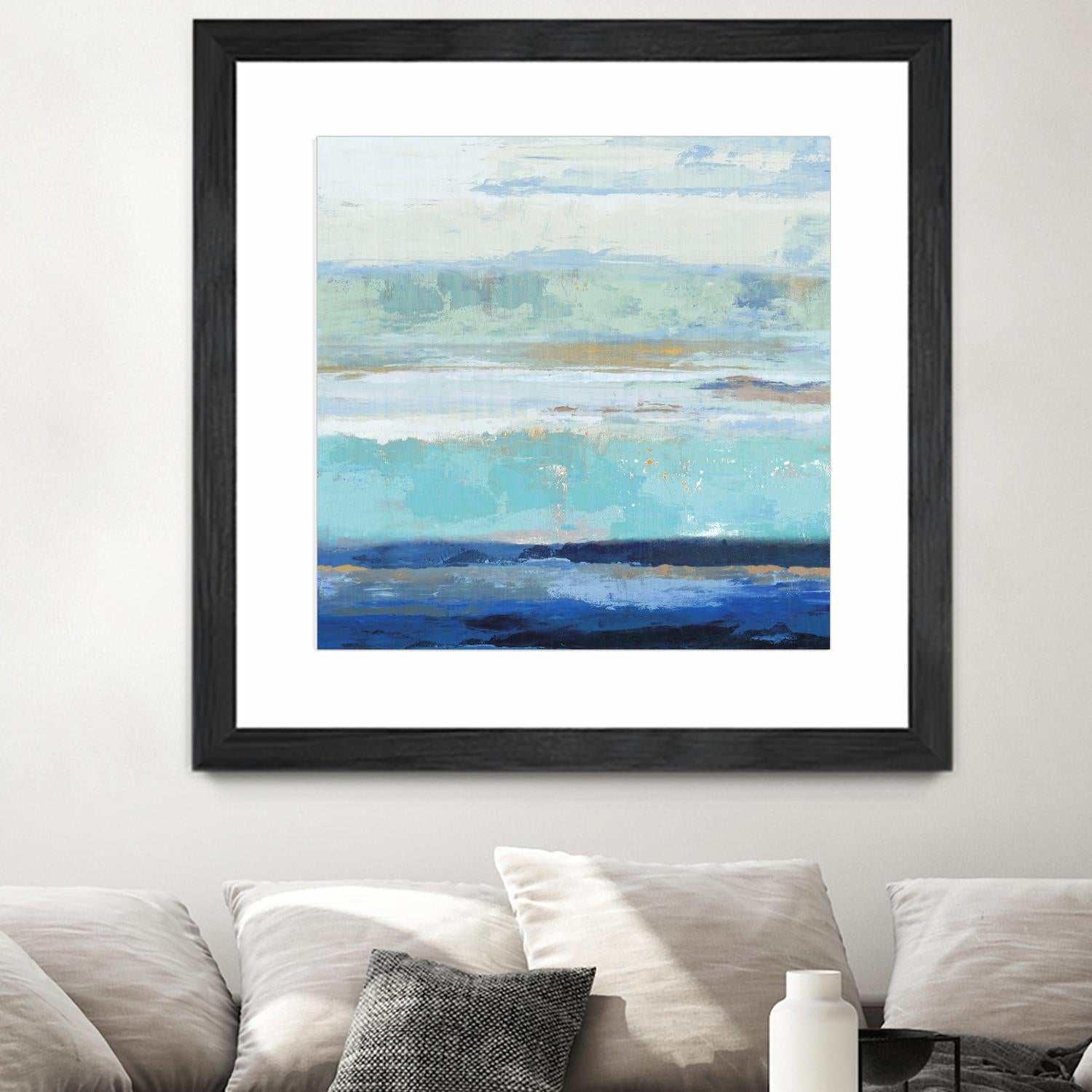 Sea Shore II by PI Studio on GIANT ART - turquoise abstract