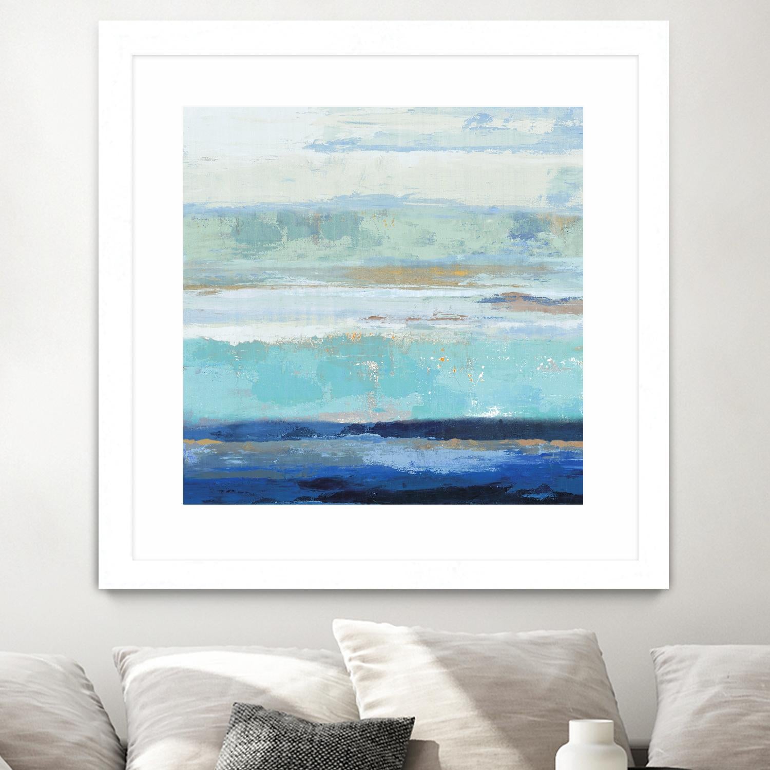 Sea Shore II by PI Studio on GIANT ART - turquoise abstract