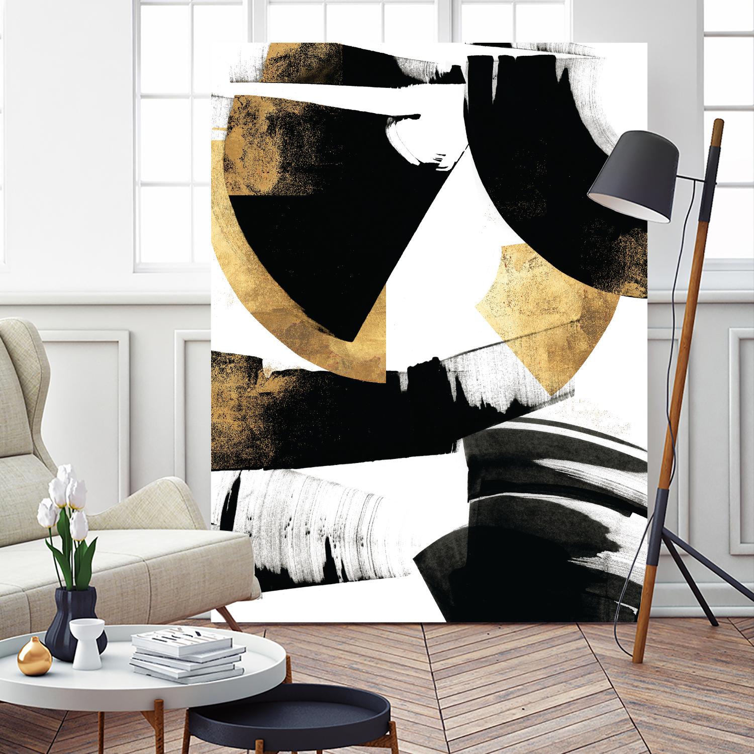 Art Deco II by PI Galerie on GIANT ART - gold abstract