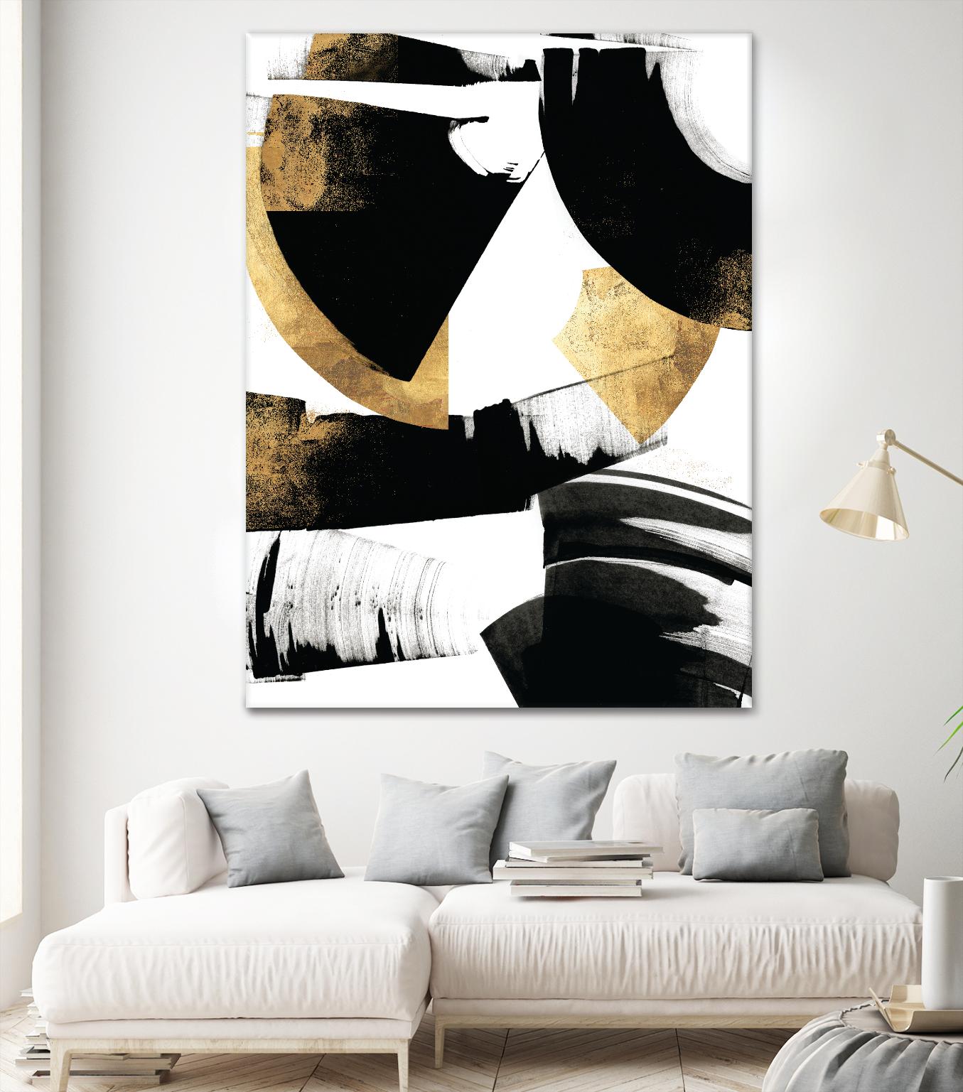 Art Deco II by PI Galerie on GIANT ART - gold abstract