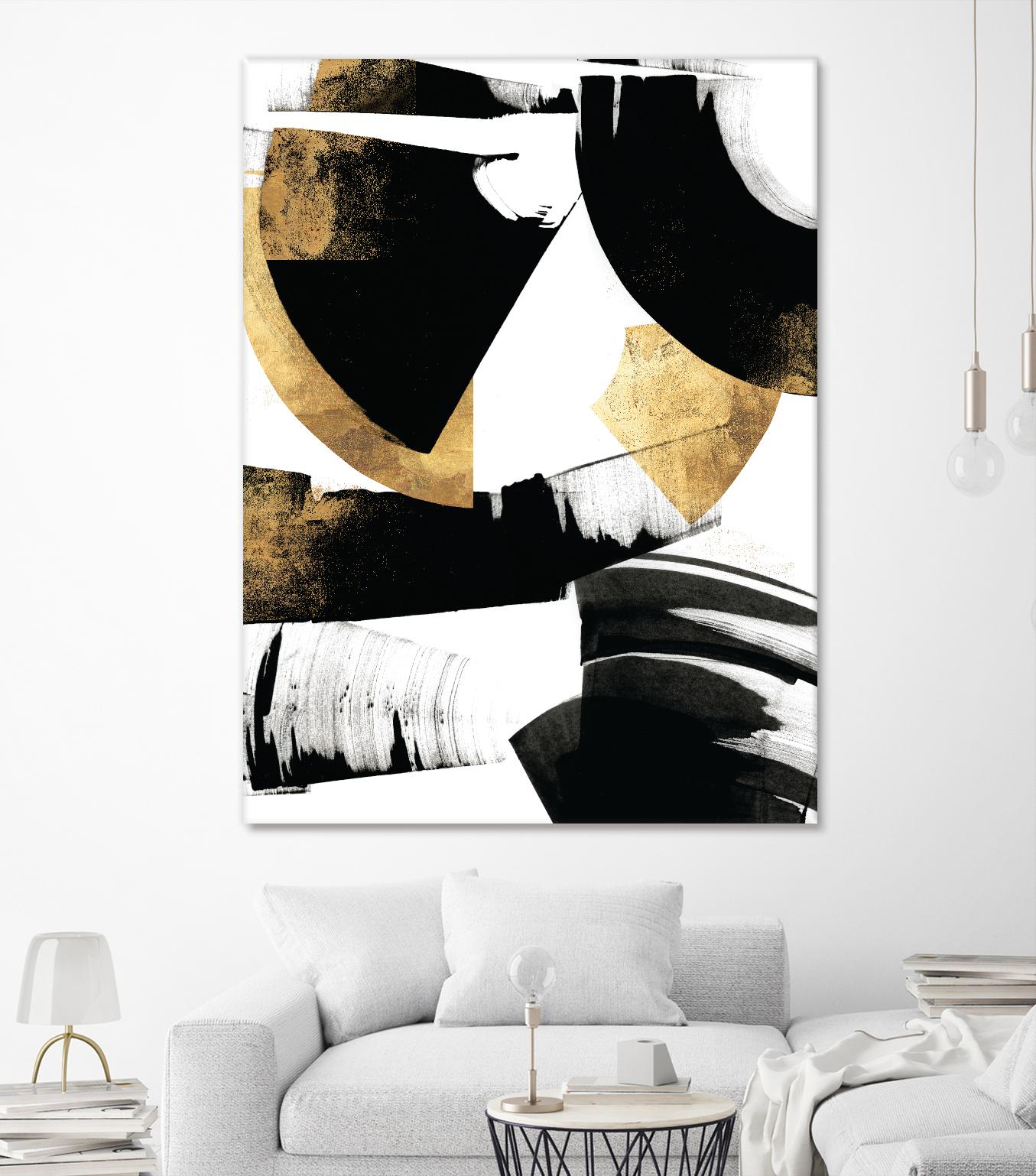 Art Deco II by PI Galerie on GIANT ART - gold abstract