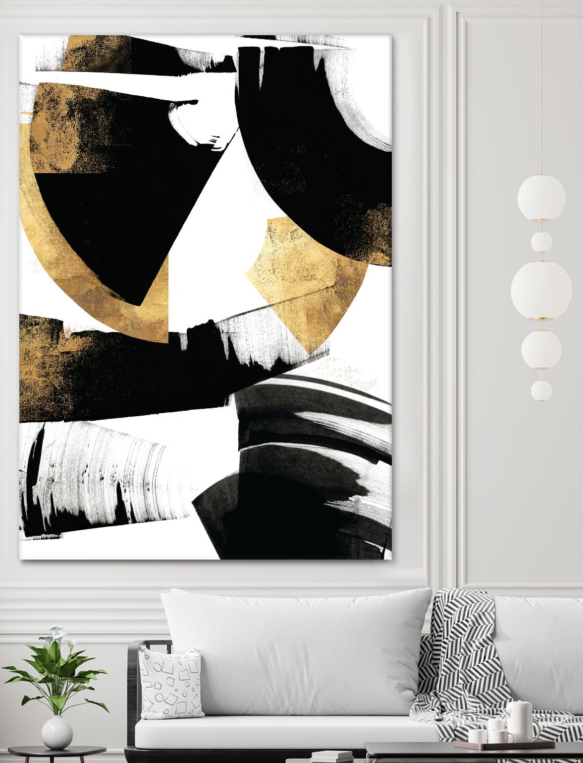 Art Deco II by PI Galerie on GIANT ART - gold abstract