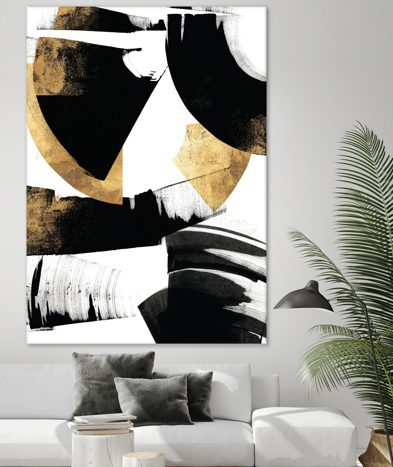 Art Deco II by PI Galerie on GIANT ART - gold abstract