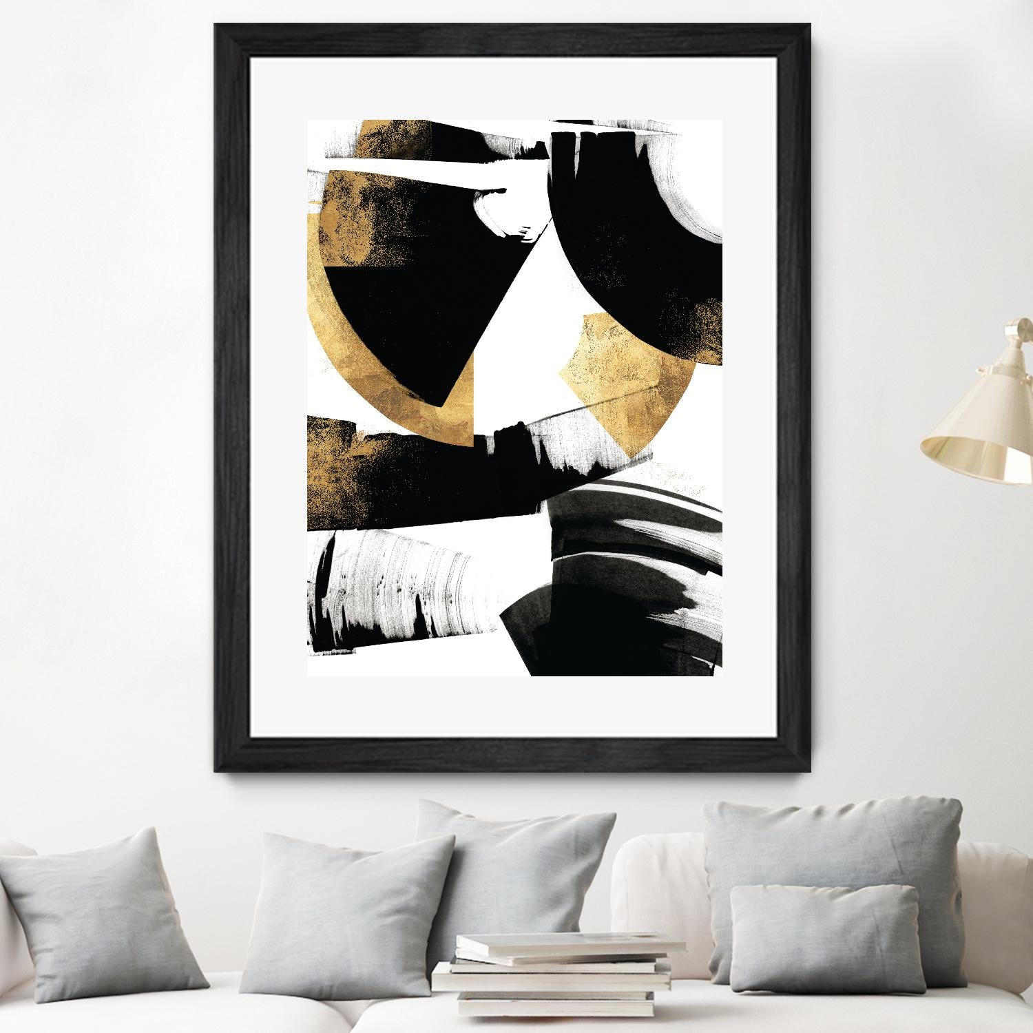 Art Deco II by PI Galerie on GIANT ART - gold abstract