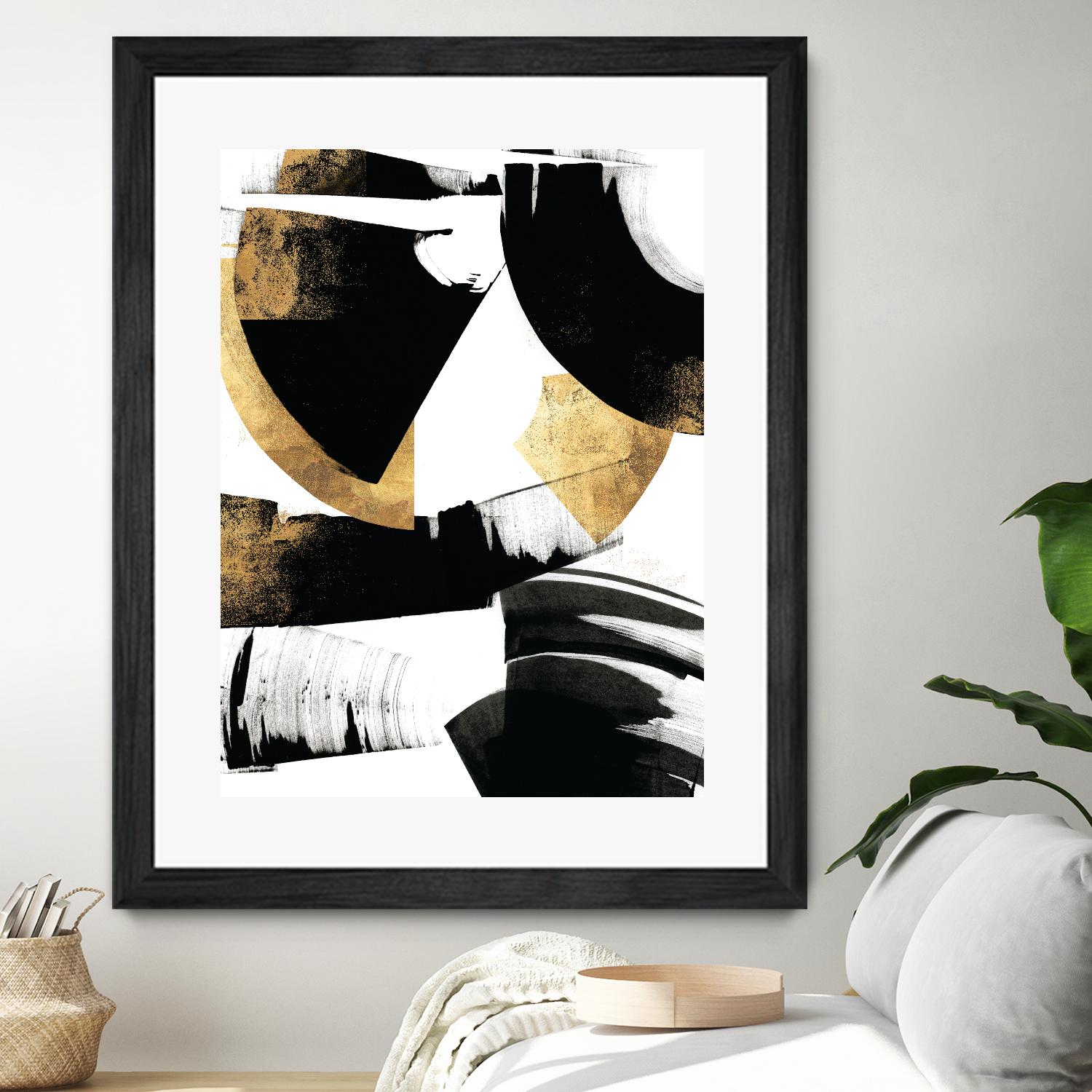 Art Deco II by PI Galerie on GIANT ART - gold abstract