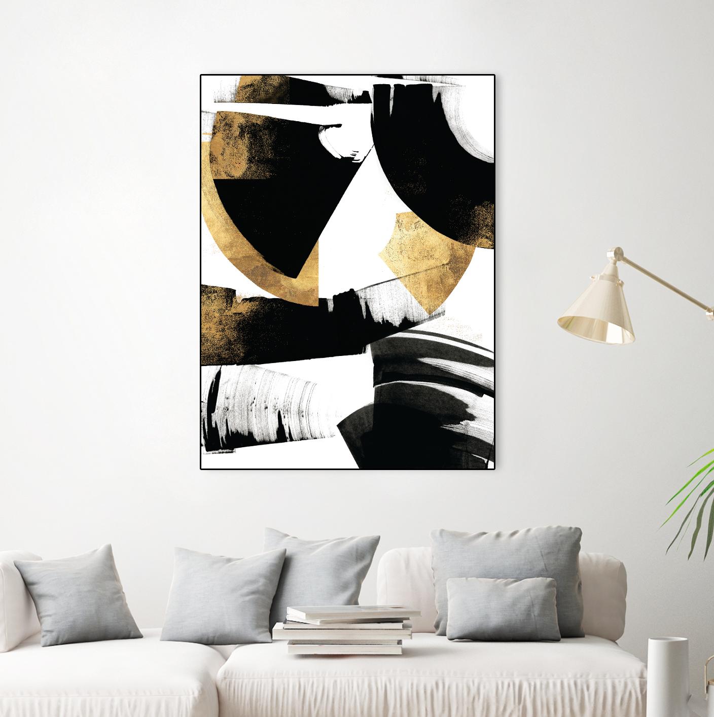 Art Deco II by PI Galerie on GIANT ART - gold abstract