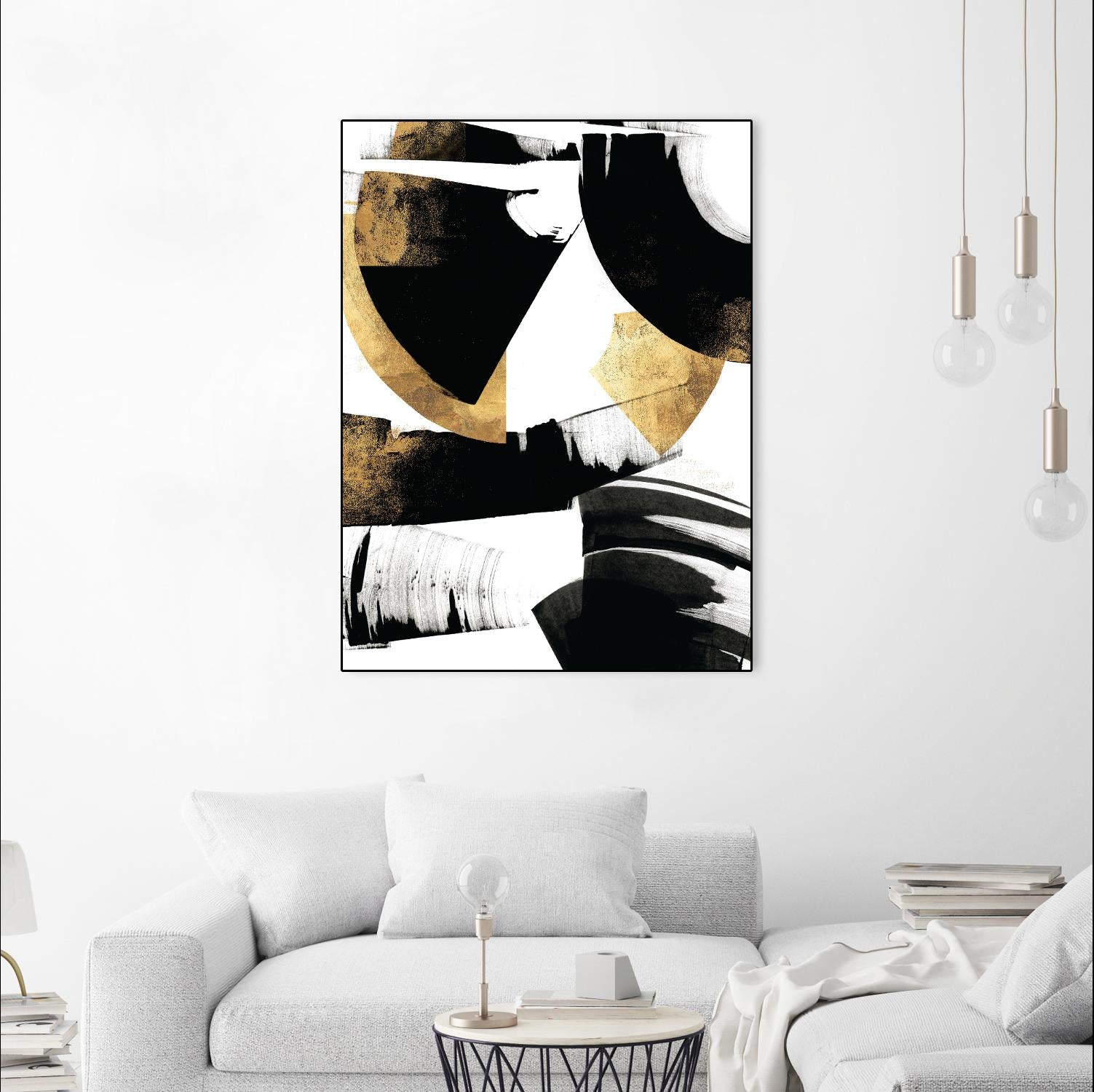 Art Deco II by PI Galerie on GIANT ART - gold abstract