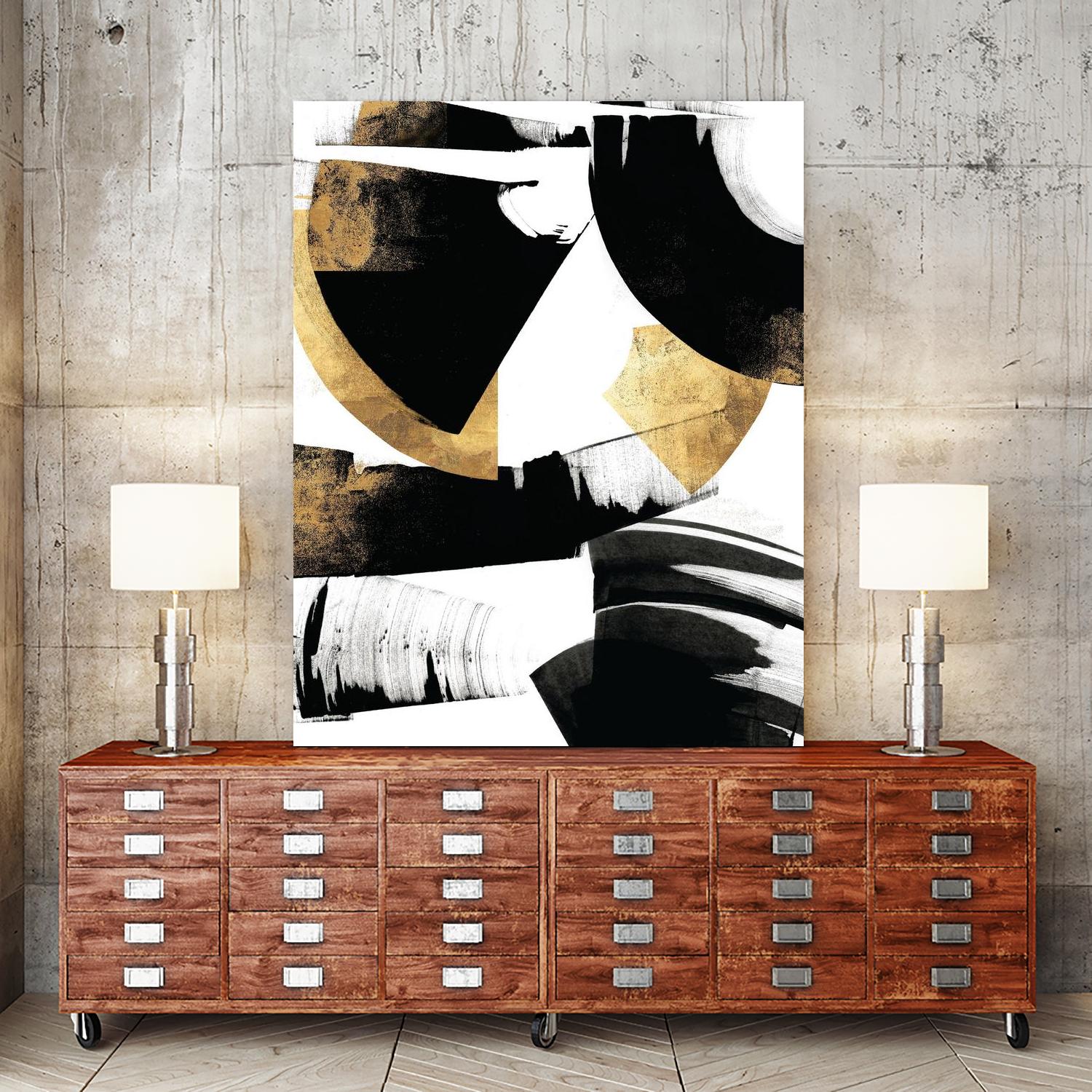 Art Deco II by PI Galerie on GIANT ART - gold abstract