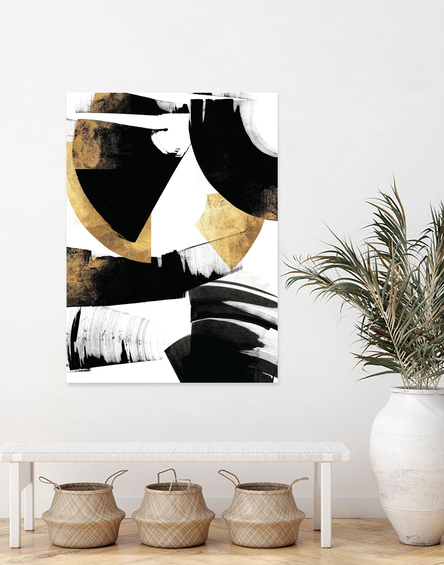 Art Deco II by PI Galerie on GIANT ART - gold abstract