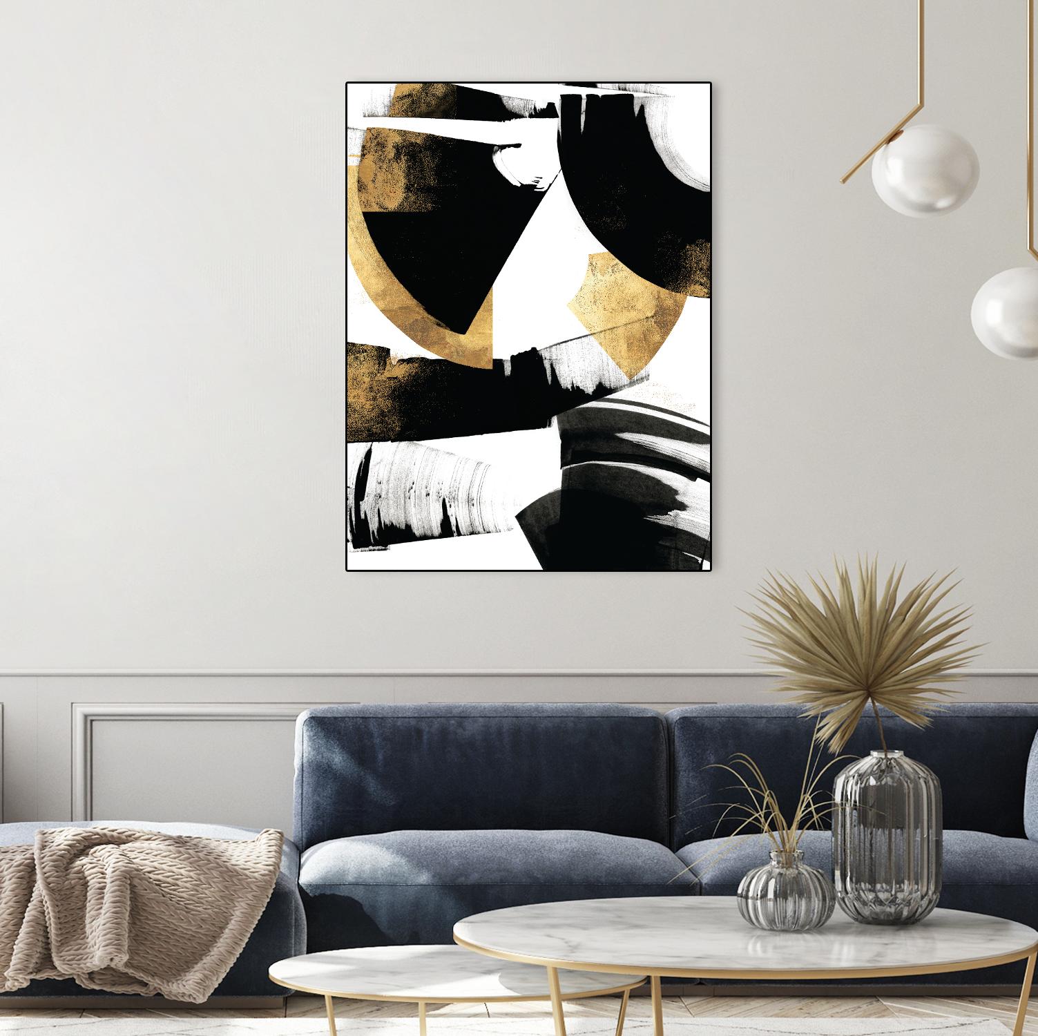 Art Deco II by PI Galerie on GIANT ART - gold abstract