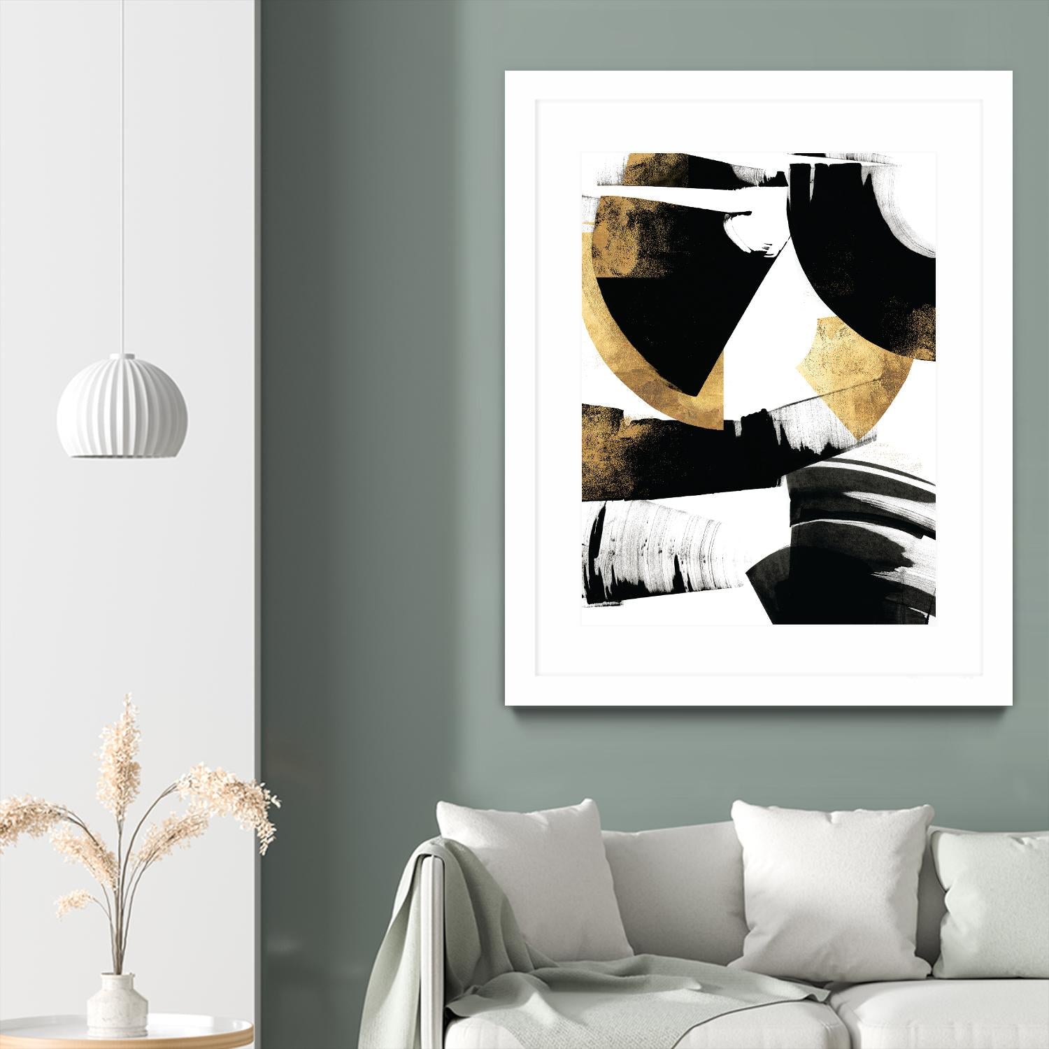 Art Deco II by PI Galerie on GIANT ART - gold abstract