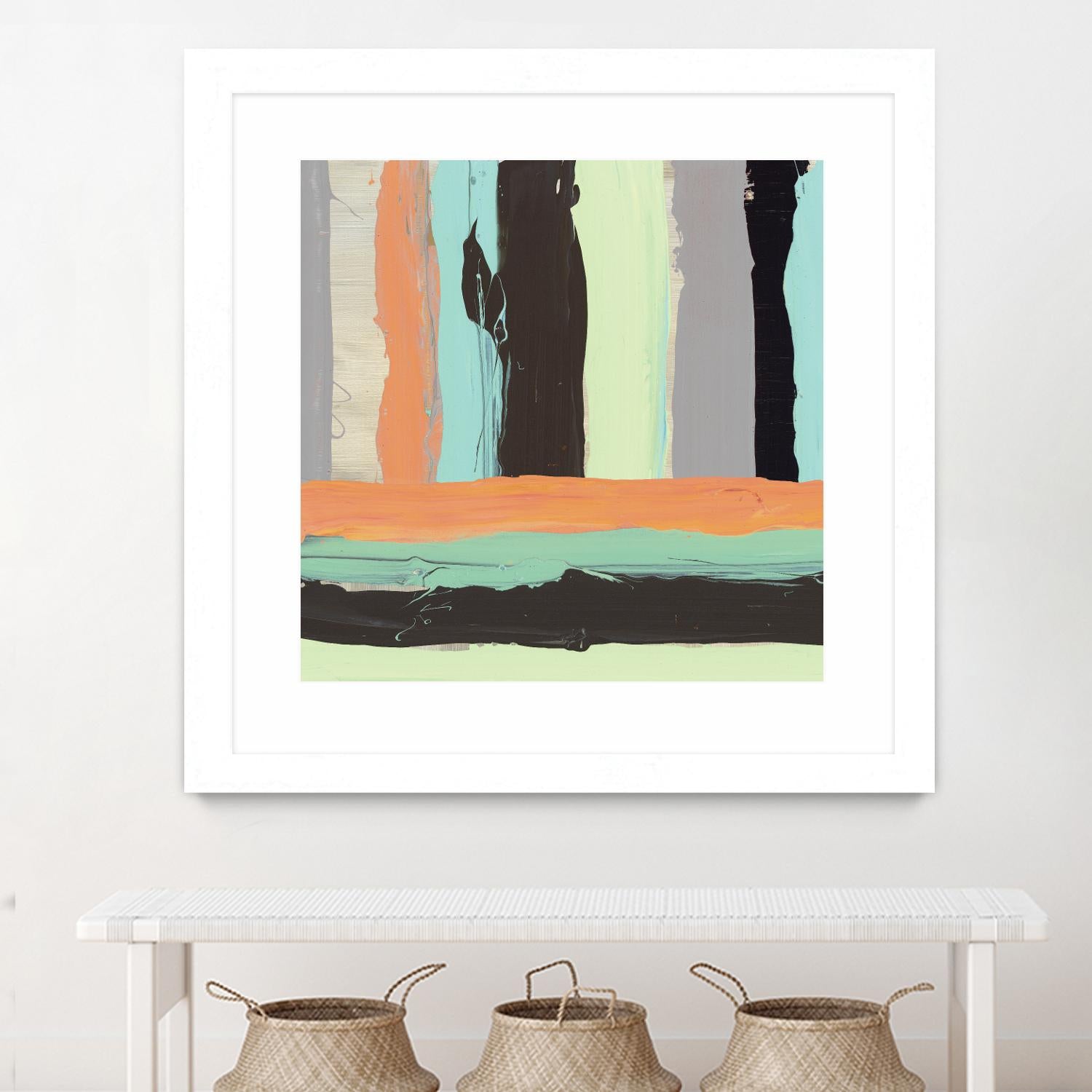 Alt Stripes I by PI Studio on GIANT ART - brown abstract