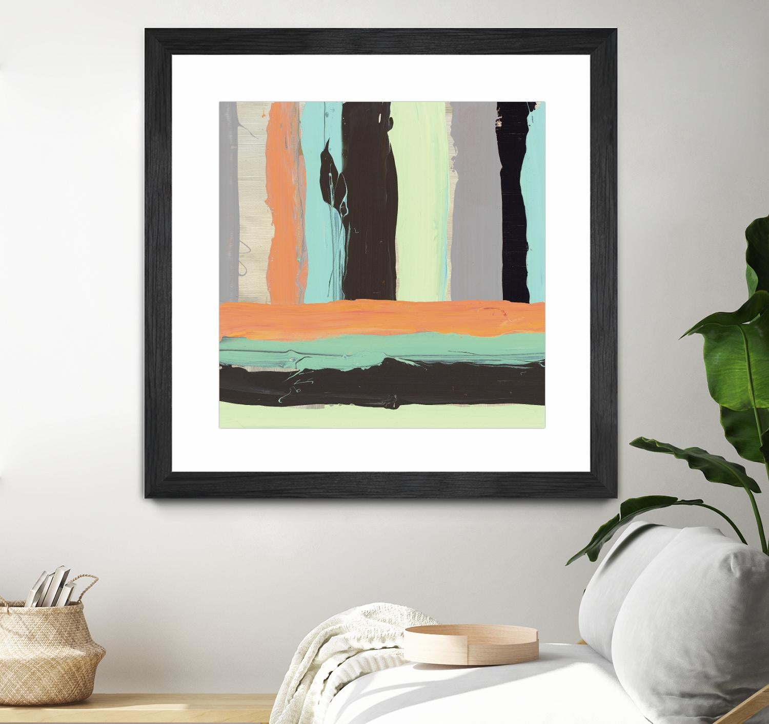 Alt Stripes I by PI Studio on GIANT ART - brown abstract