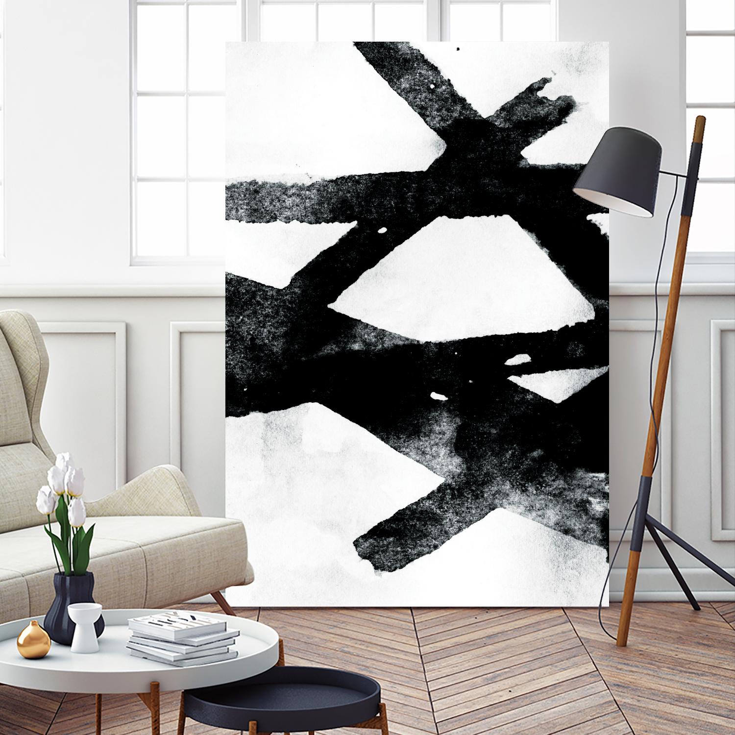 Gestures I by PI Galerie on GIANT ART - white abstract