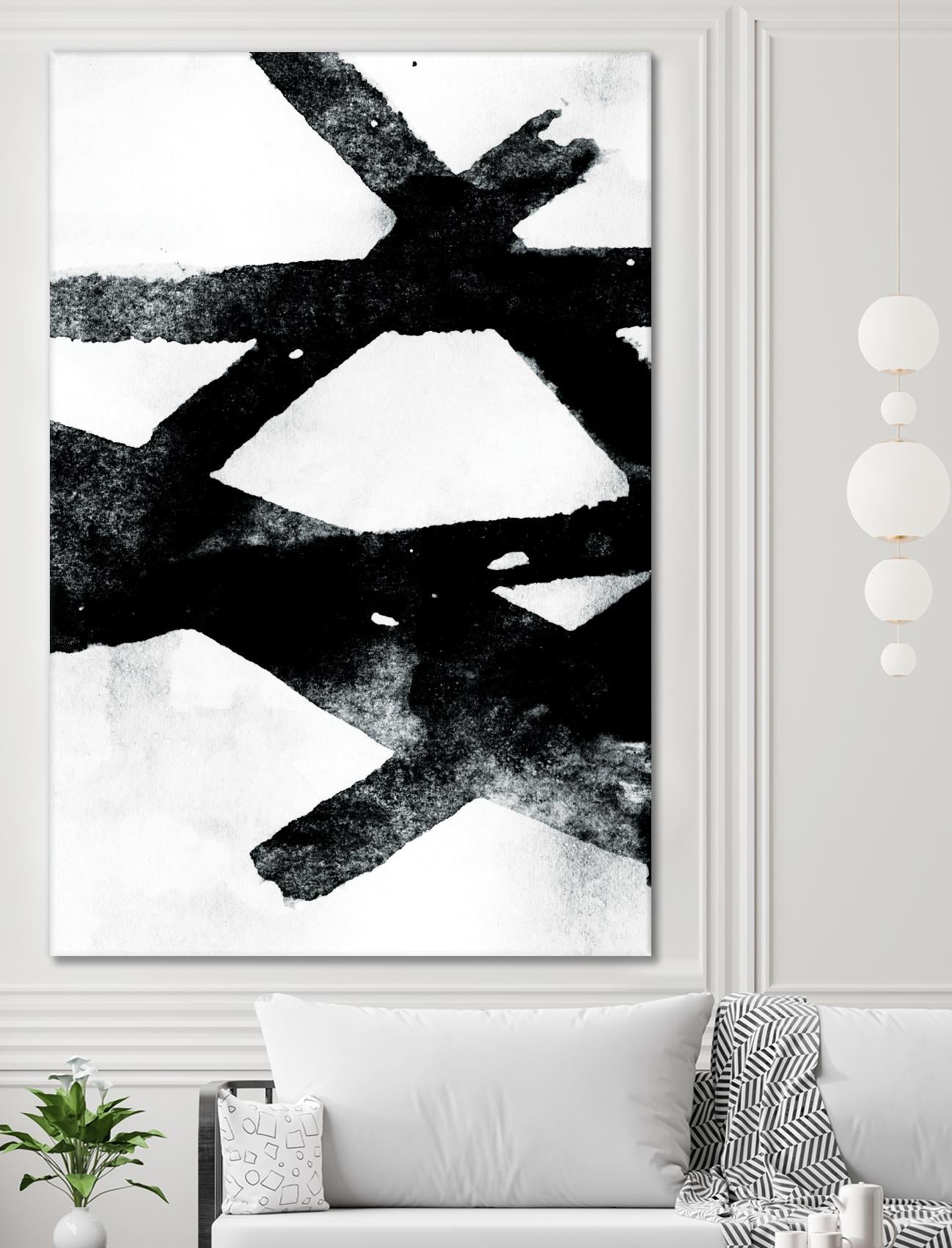Gestures I by PI Galerie on GIANT ART - white abstract