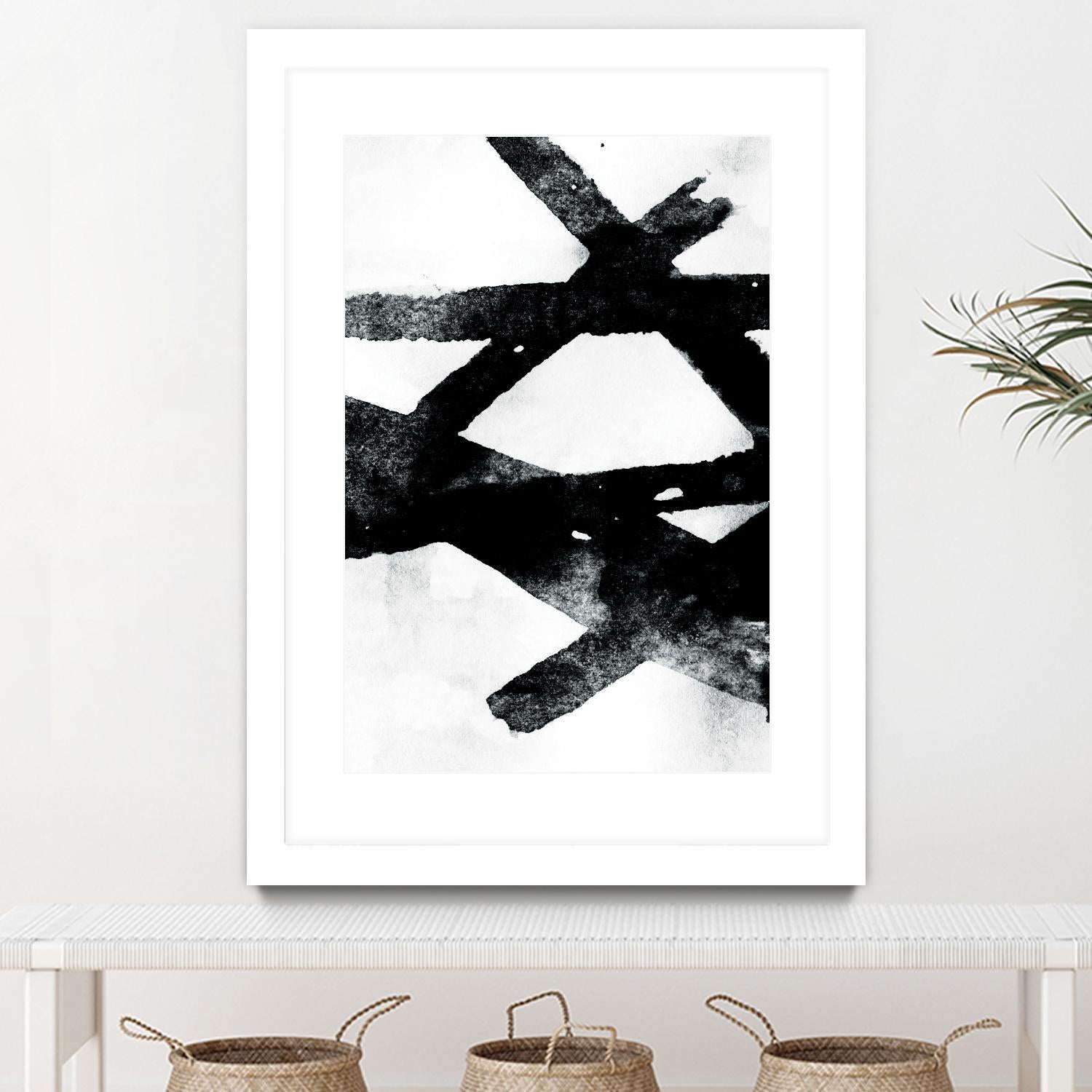 Gestures I by PI Galerie on GIANT ART - white abstract