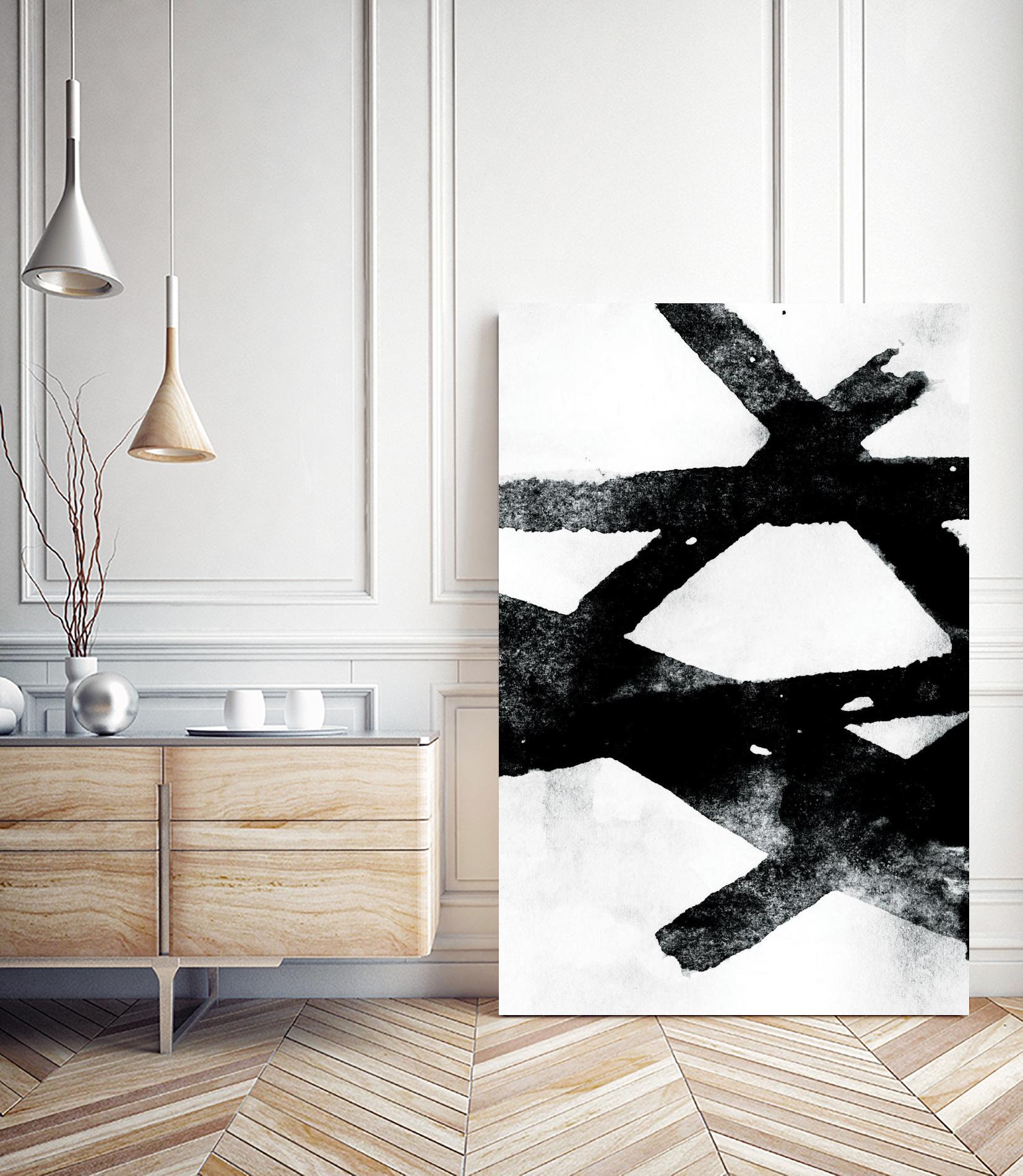 Gestures I by PI Galerie on GIANT ART - white abstract