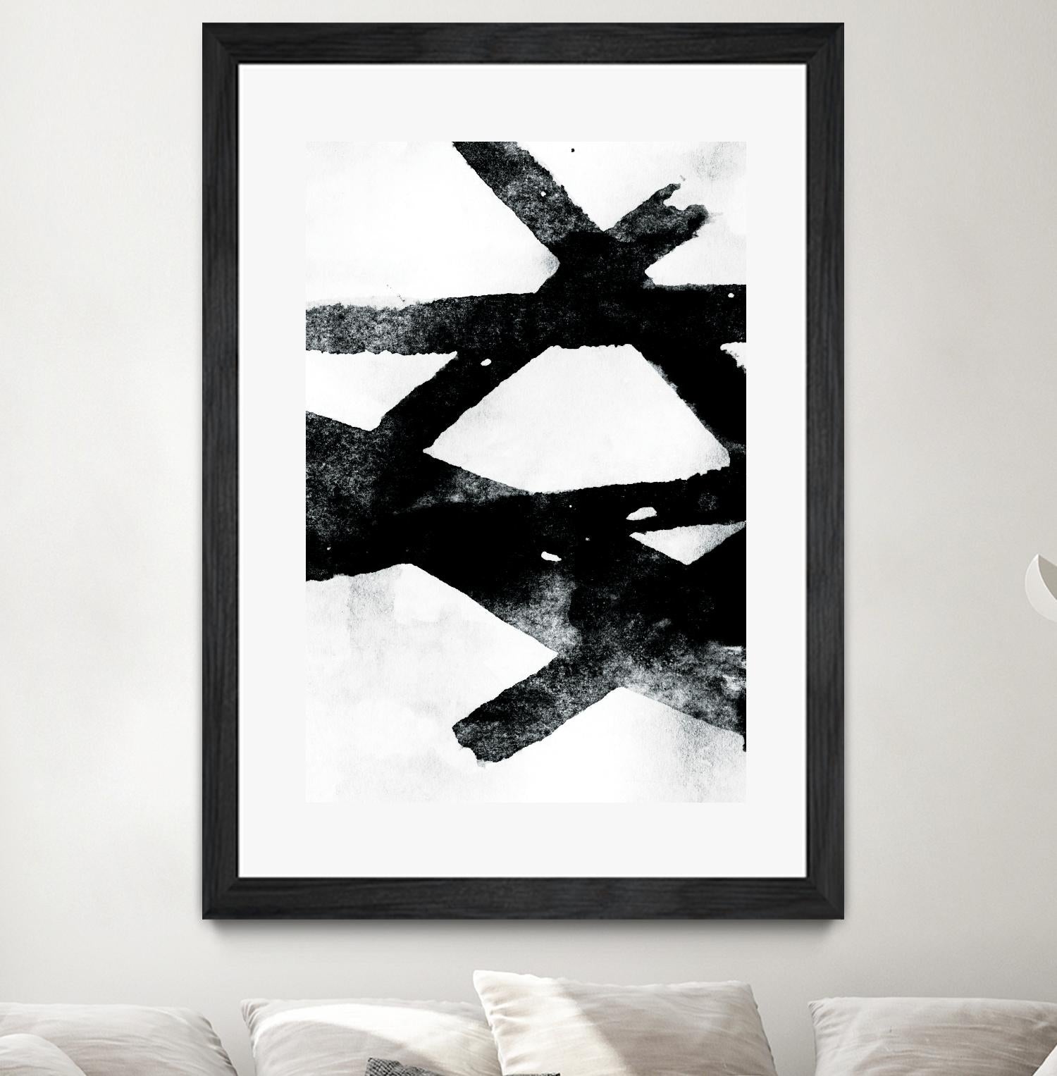 Gestures I by PI Galerie on GIANT ART - white abstract