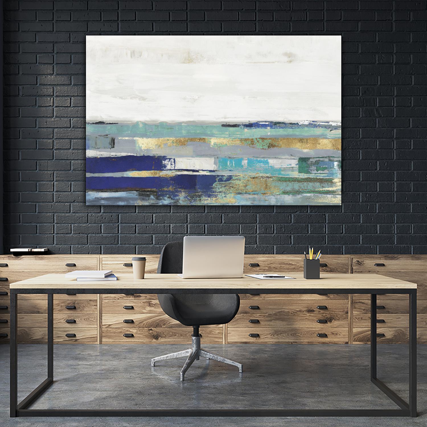 Way to Go by PI Studio on GIANT ART - blue abstract