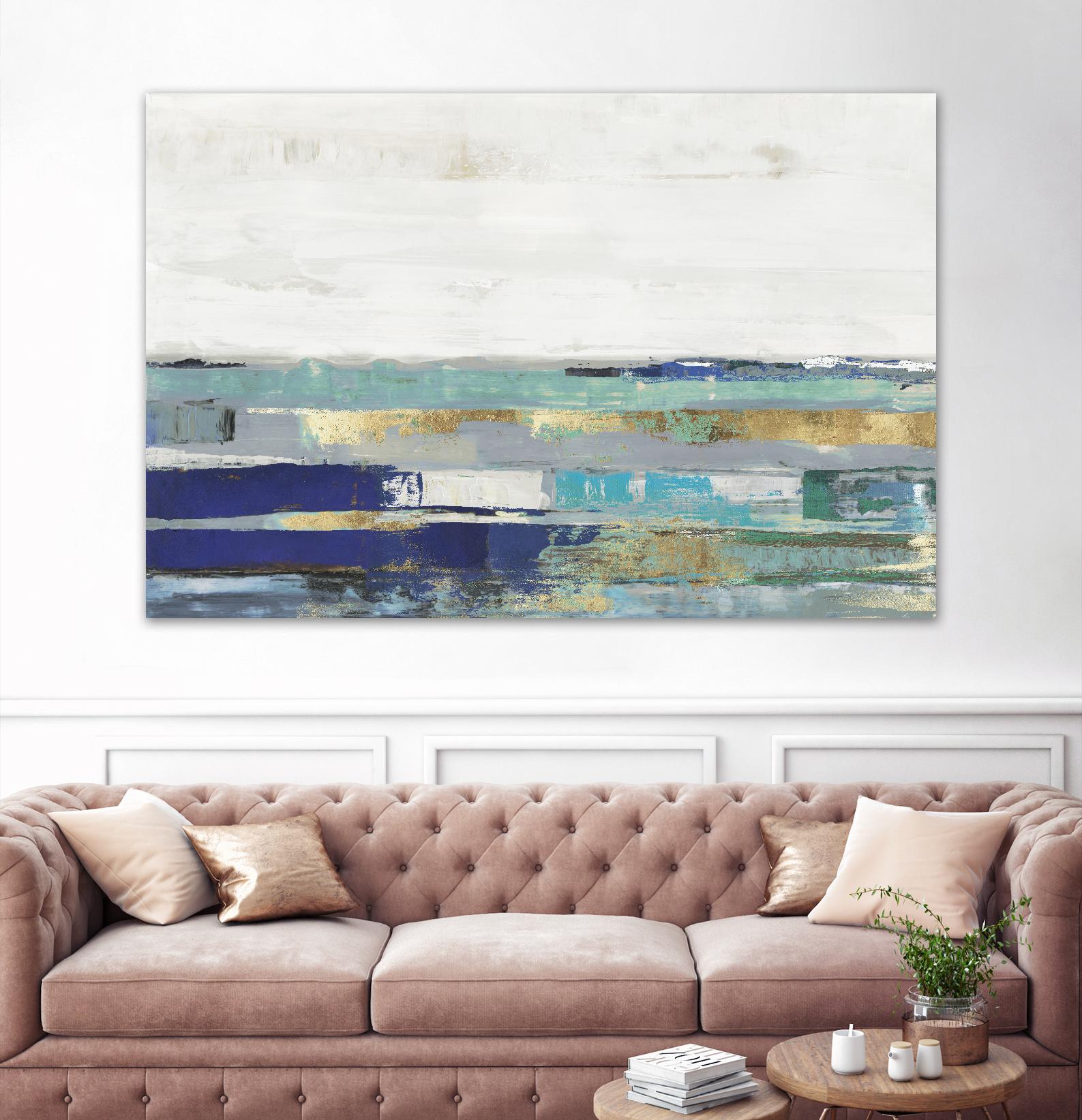 Way to Go by PI Studio on GIANT ART - blue abstract