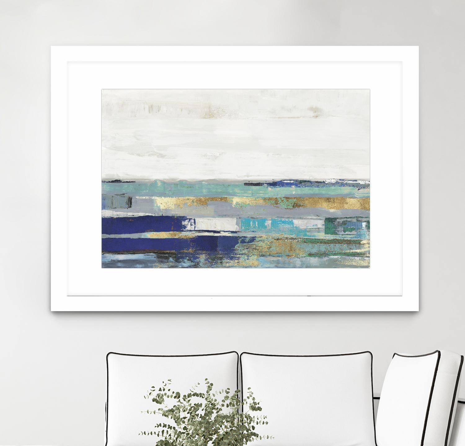 Way to Go by PI Studio on GIANT ART - blue abstract