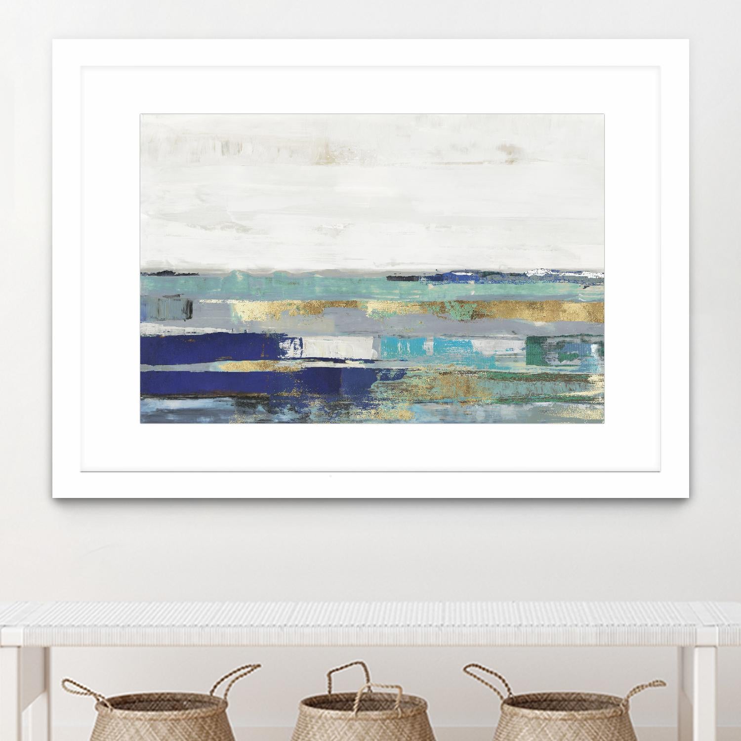 Way to Go by PI Studio on GIANT ART - blue abstract