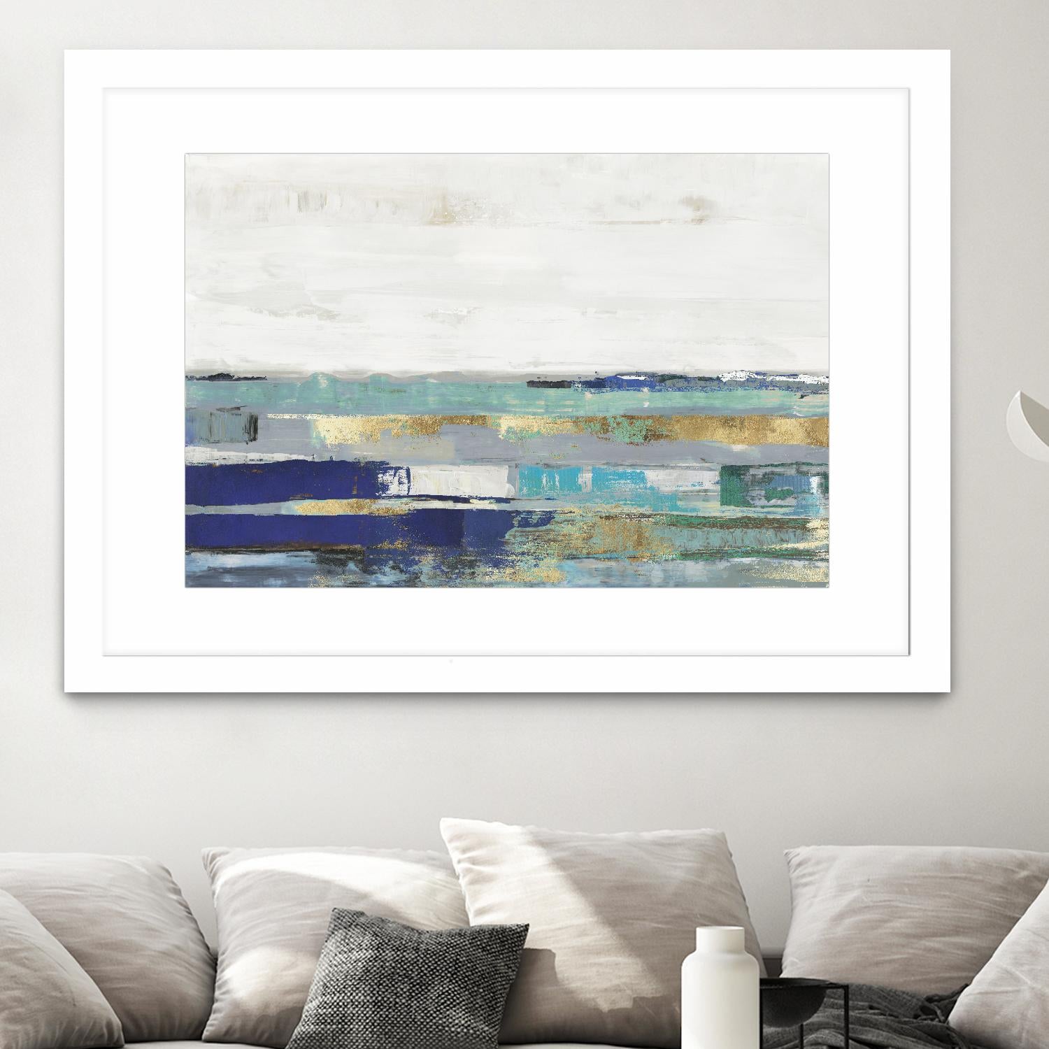 Way to Go by PI Studio on GIANT ART - blue abstract