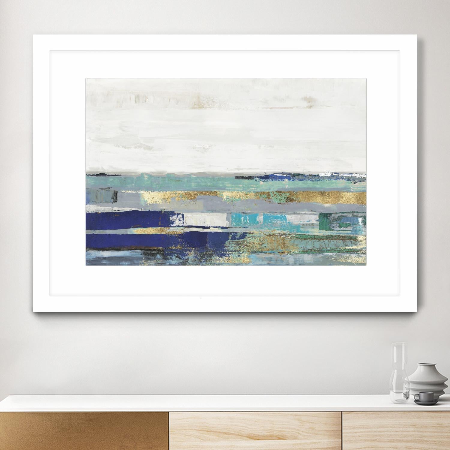 Way to Go by PI Studio on GIANT ART - blue abstract